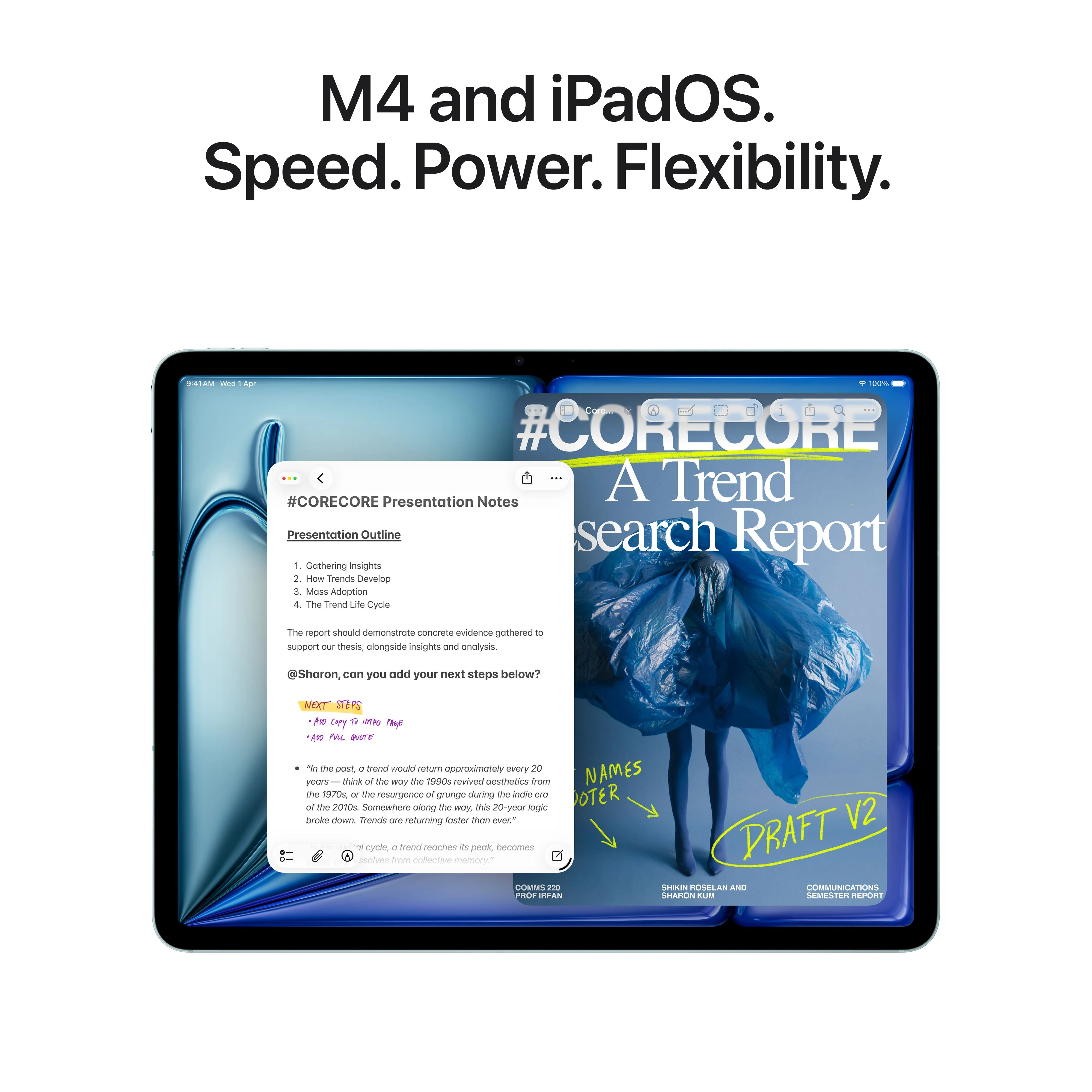 13-inch iPad Air Wi-Fi + Cellular 512GB - Starlight (M4) - Image 4