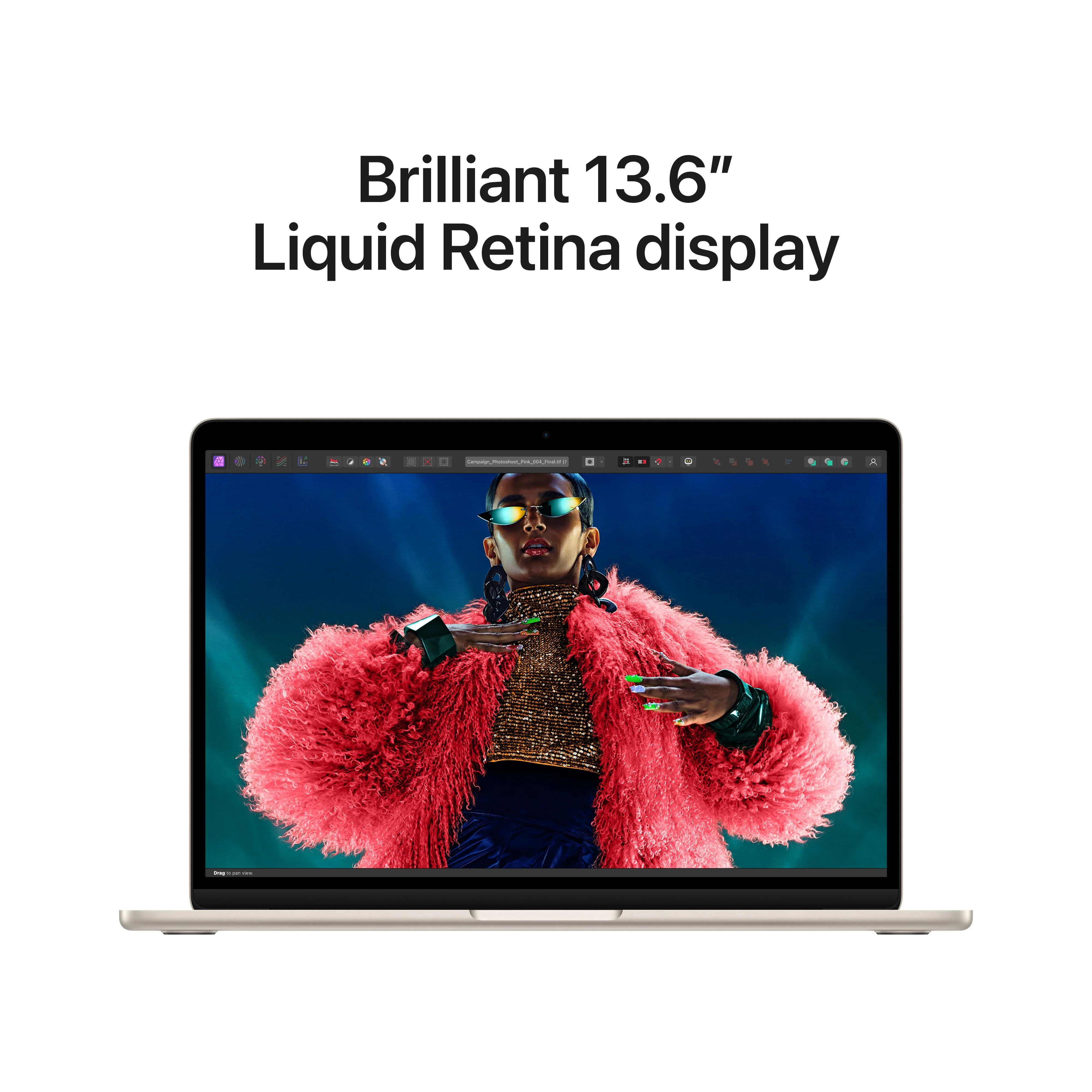 13-inch MacBook Air: Apple M3 chip with 8‑core CPU and 8‑core GPU, 256GB SSD - Starlight - Image 5