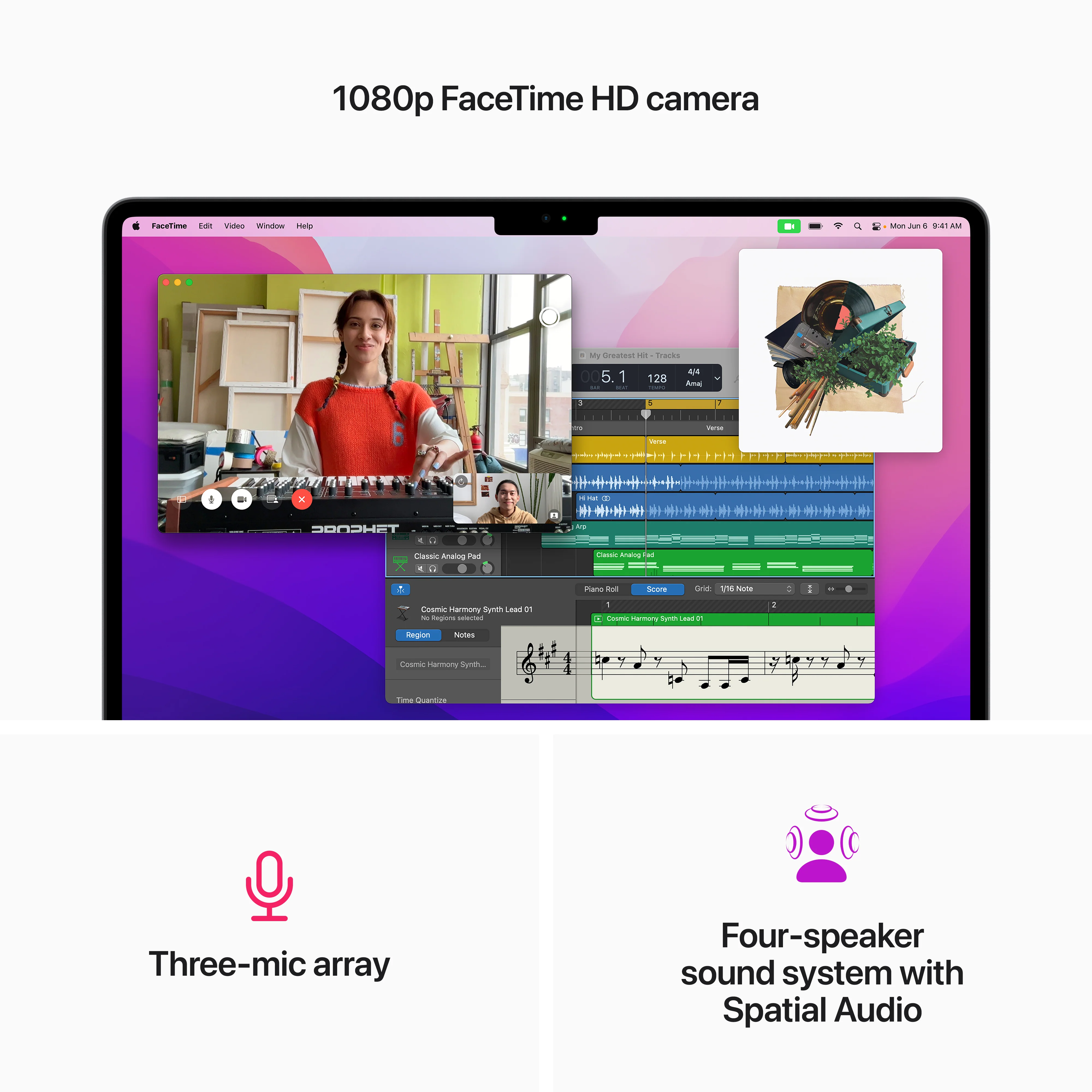 13-inch MacBook Air: Apple M2 chip with 8‑core CPU and 8‑core GPU, 256GB SSD - Space Grey - Image 6