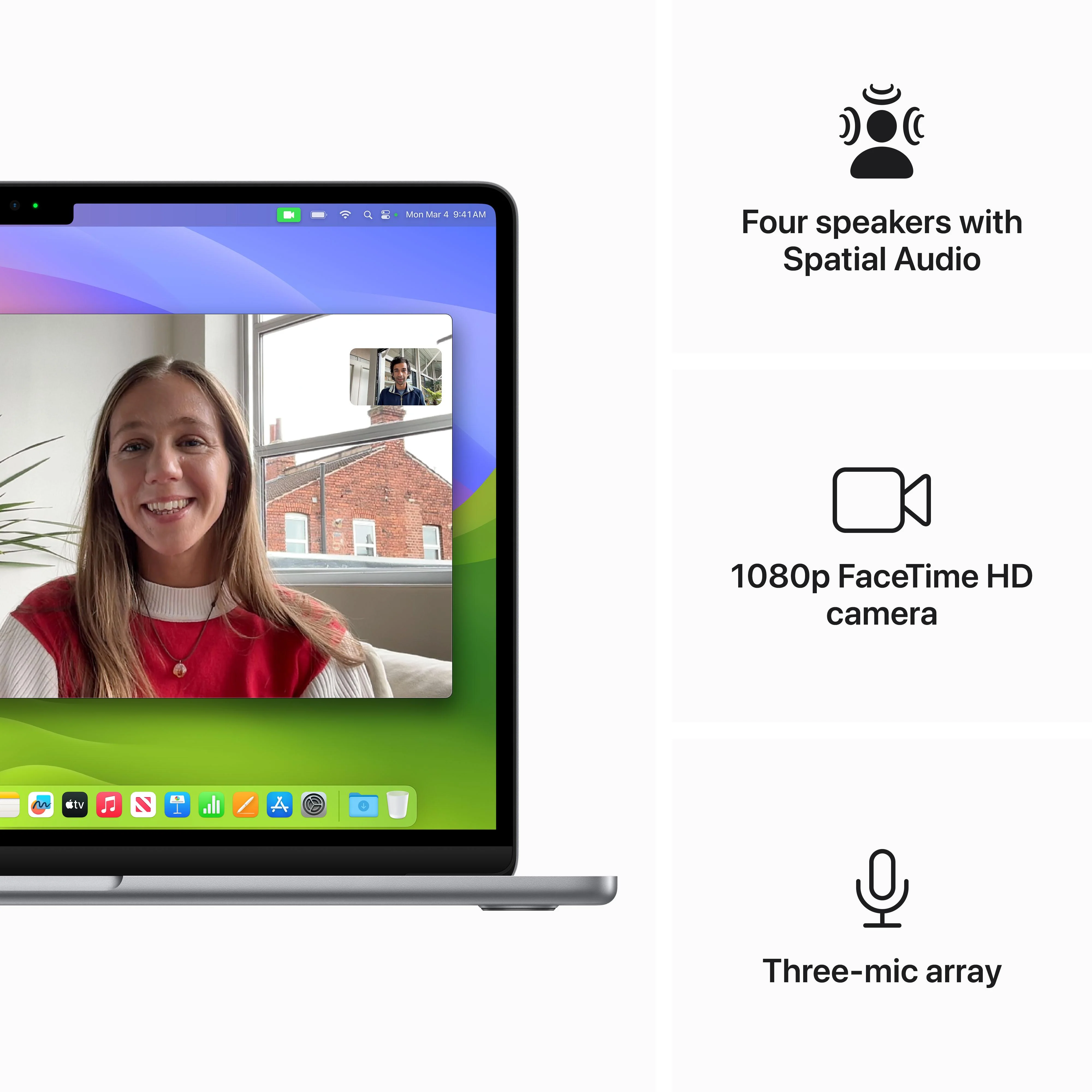 13-inch MacBook Air: Apple M3 chip with 8‑core CPU and 8‑core GPU, 256GB SSD - Space Grey - Image 6