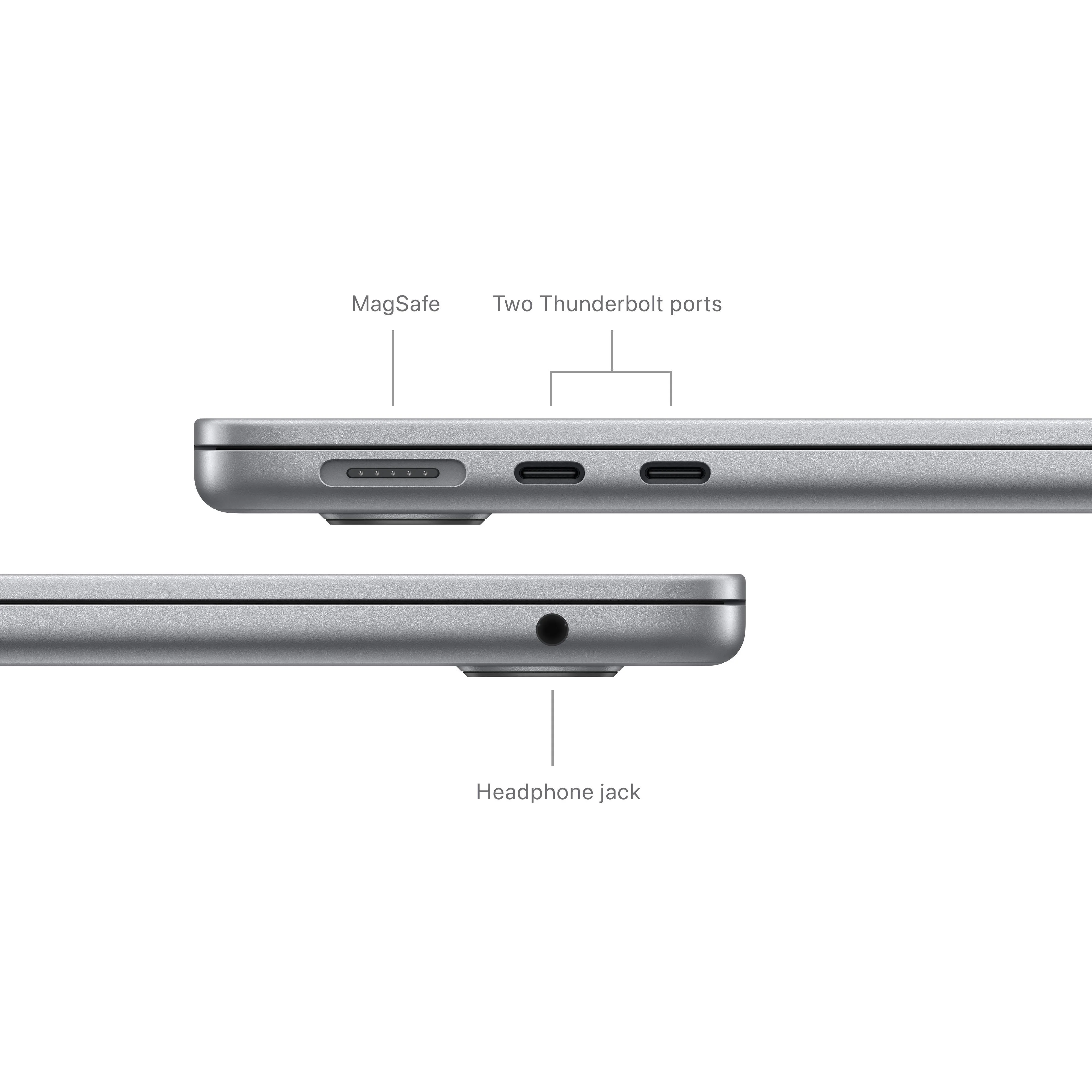 13-inch MacBook Air: Apple M3 chip with 8‑core CPU and 8‑core GPU, 256GB SSD - Space Grey - Image 7