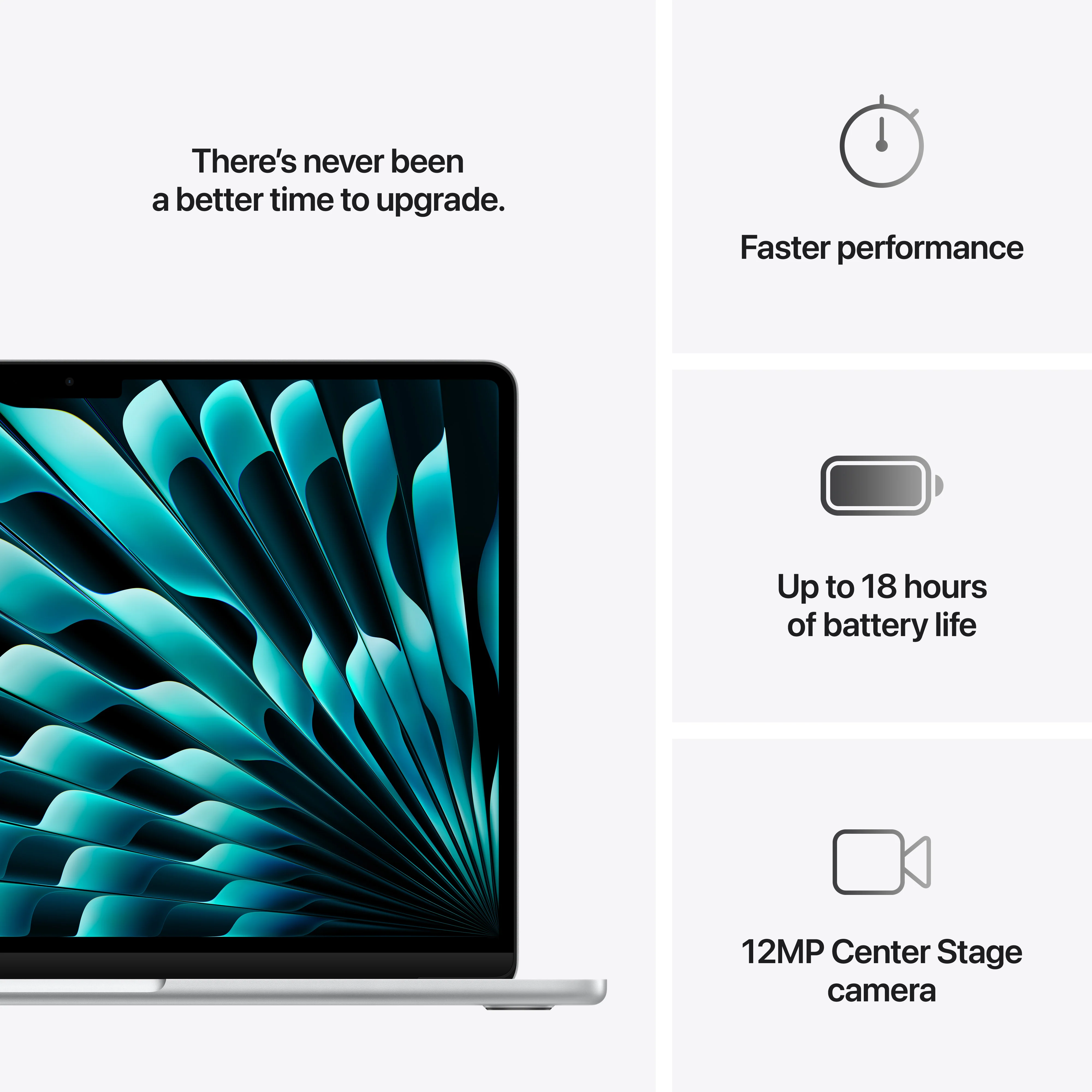 13-inch MacBook Air: Apple M4 chip with 10-core CPU and 8-core GPU, 256GB SSD - Silver - Image 10