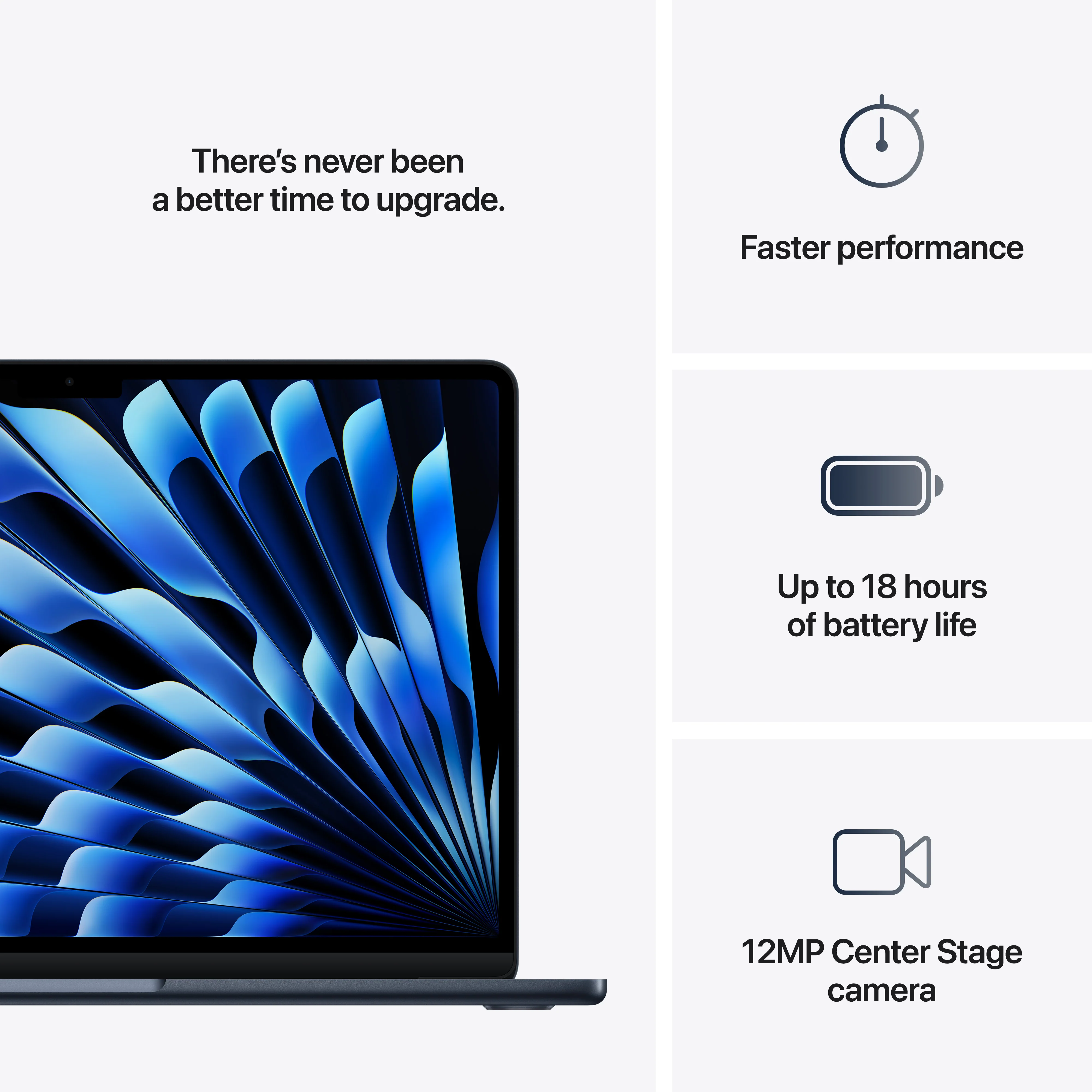 13-inch MacBook Air: Apple M4 chip with 10-core CPU and 8-core GPU, 256GB SSD - Midnight - Image 10