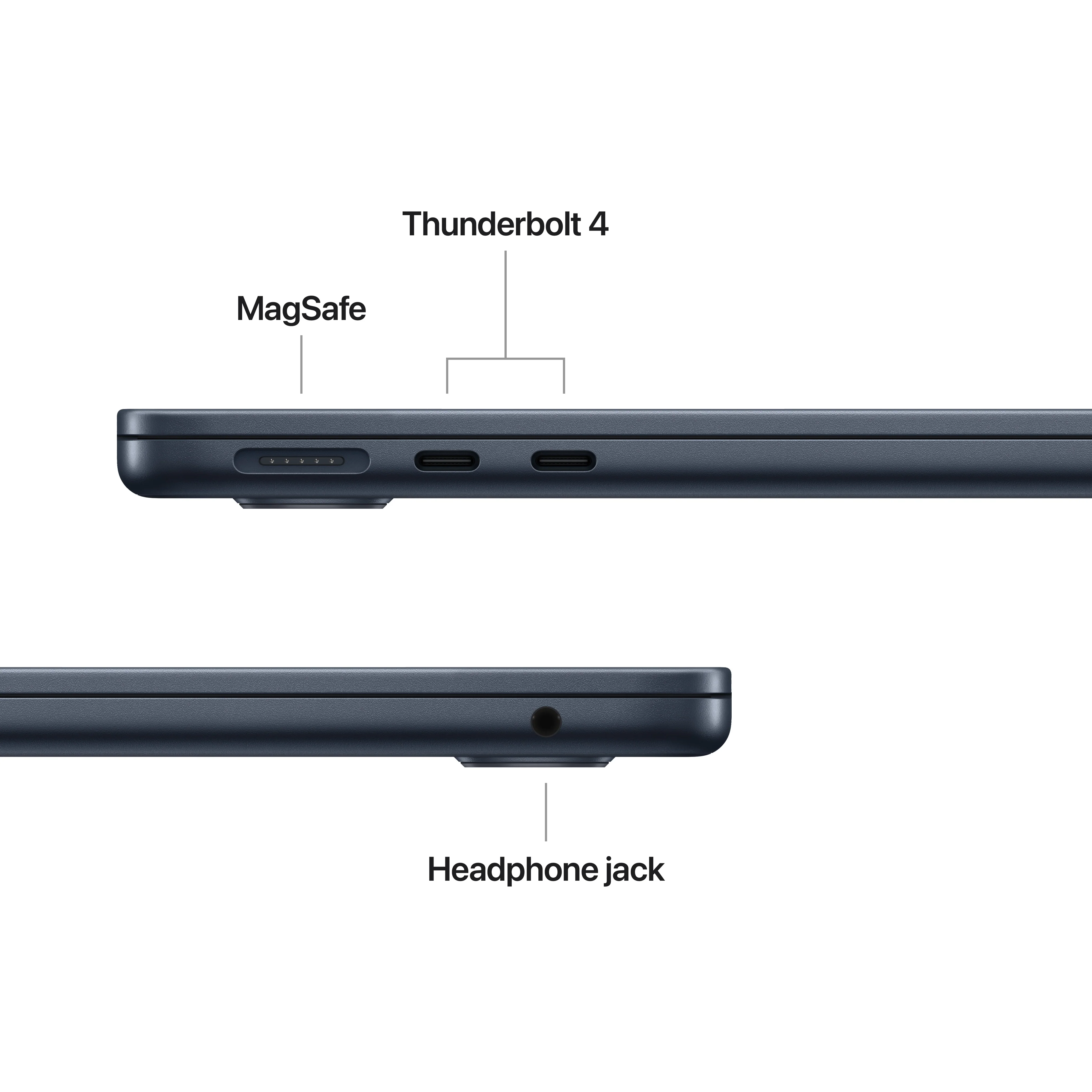 13-inch MacBook Air: Apple M4 chip with 10-core CPU and 8-core GPU, 256GB SSD - Midnight - Image 7