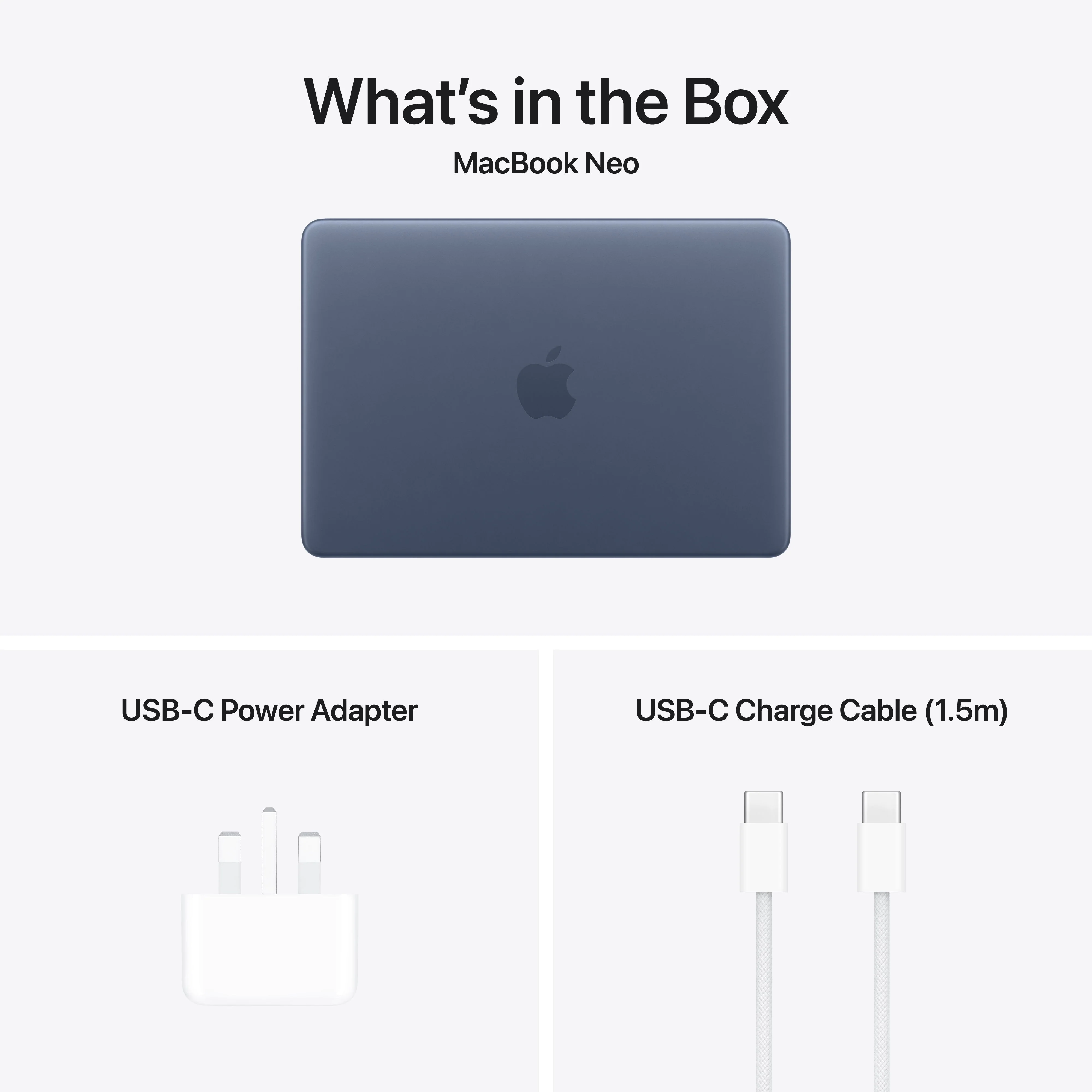 13-inch MacBook Neo: Apple A18 Pro chip with 6‑core CPU and 5‑core GPU, Magic Keyboard, 256GB SSD - Indigo - Image 10
