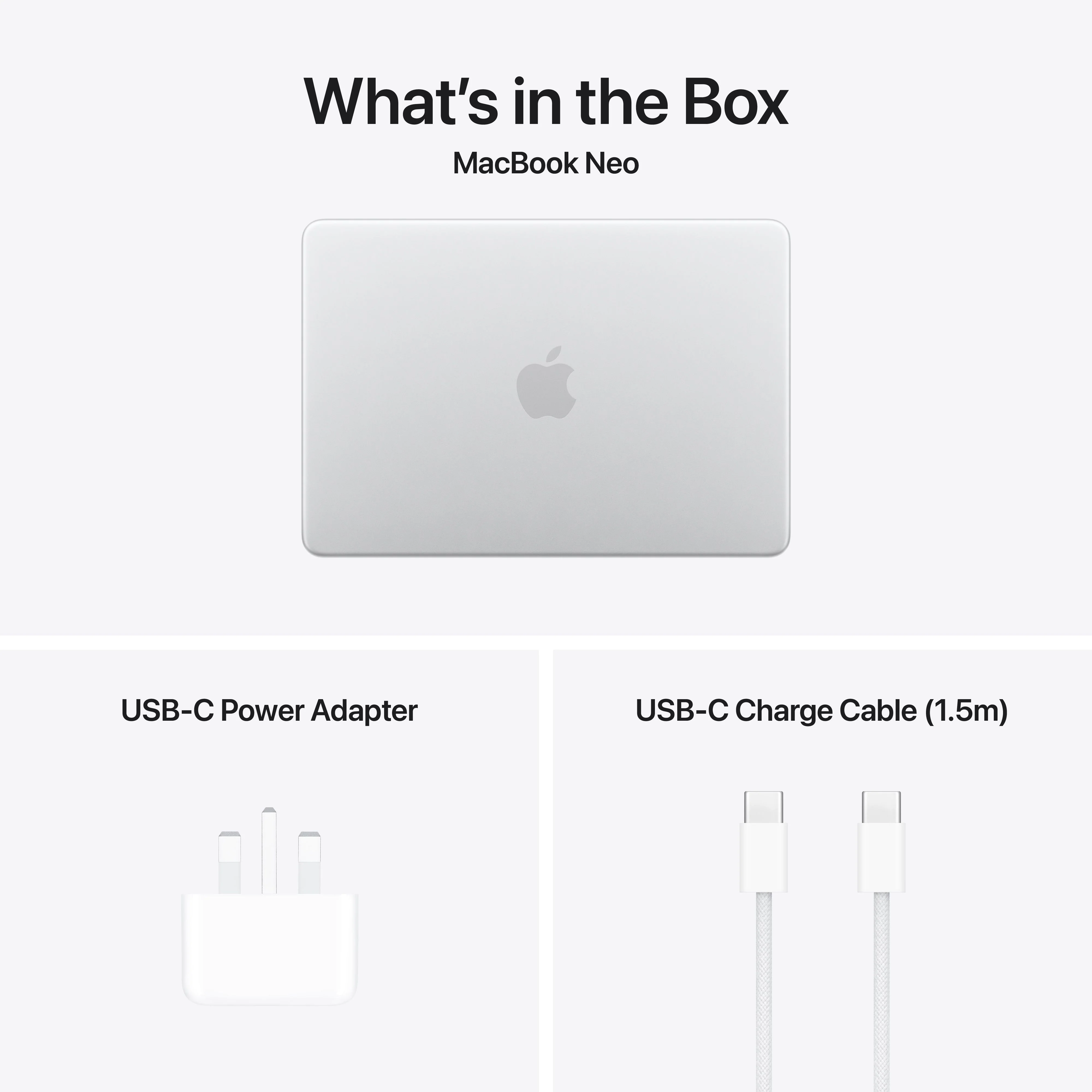 13-inch MacBook Neo: Apple A18 Pro chip with 6‑core CPU and 5‑core GPU, Magic Keyboard with Touch ID, 512GB SSD - Silver - Image 10