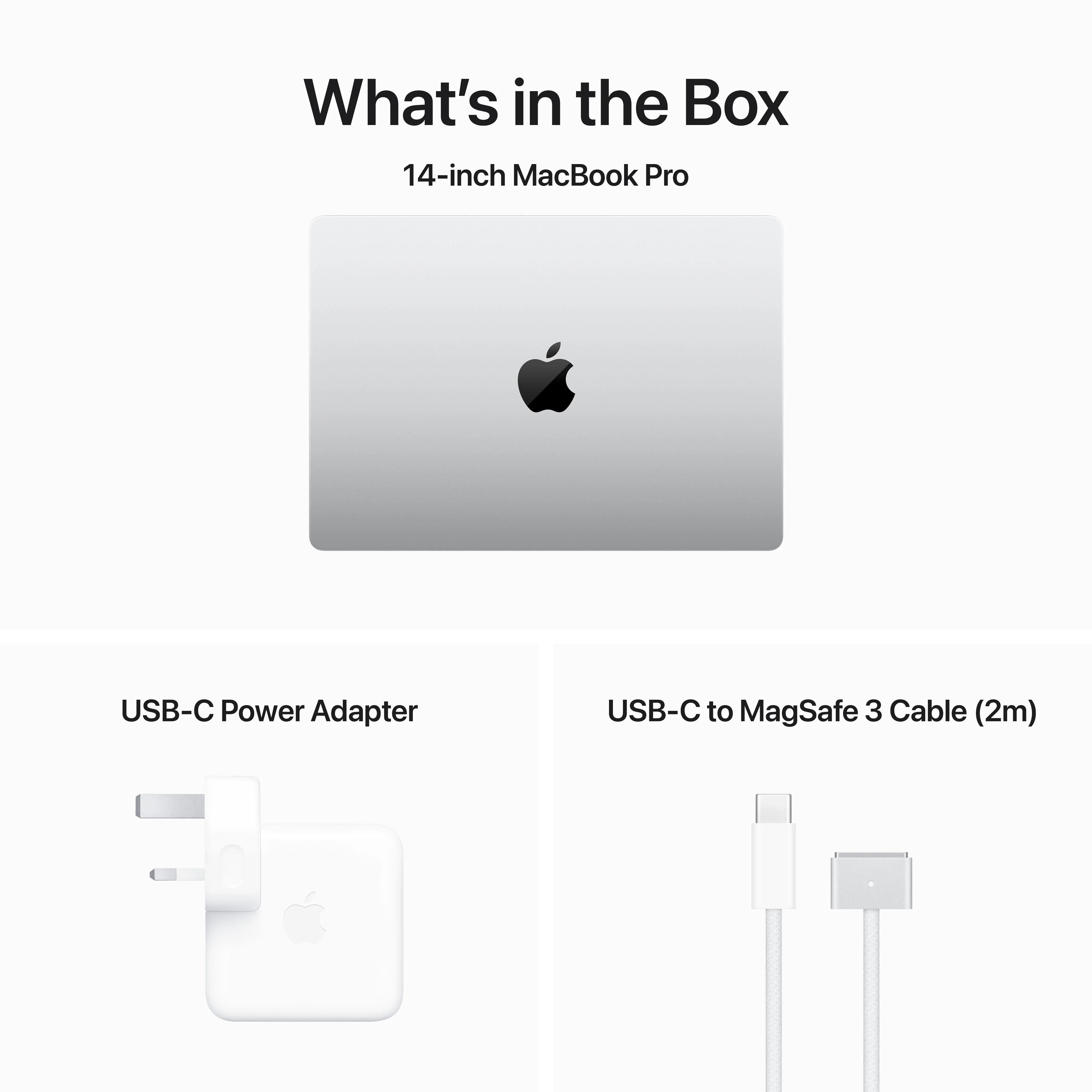 14-inch MacBook Pro: Apple M3 chip with 8‑core CPU and 10‑core GPU, 512GB SSD - Silver - Image 10