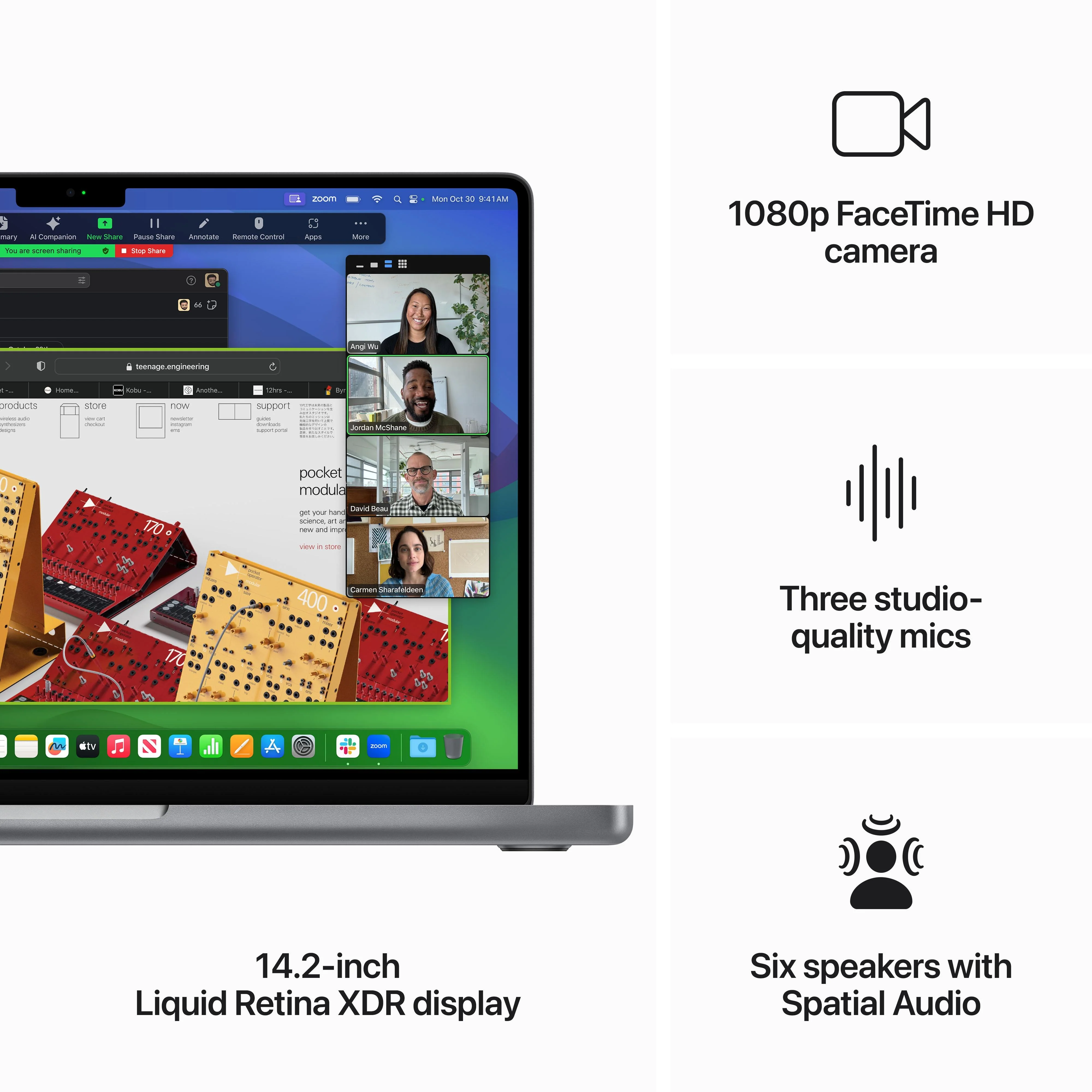 14-inch MacBook Pro: Apple M3 chip with 8‑core CPU and 10‑core GPU, 1TB SSD - Space Grey - Image 5