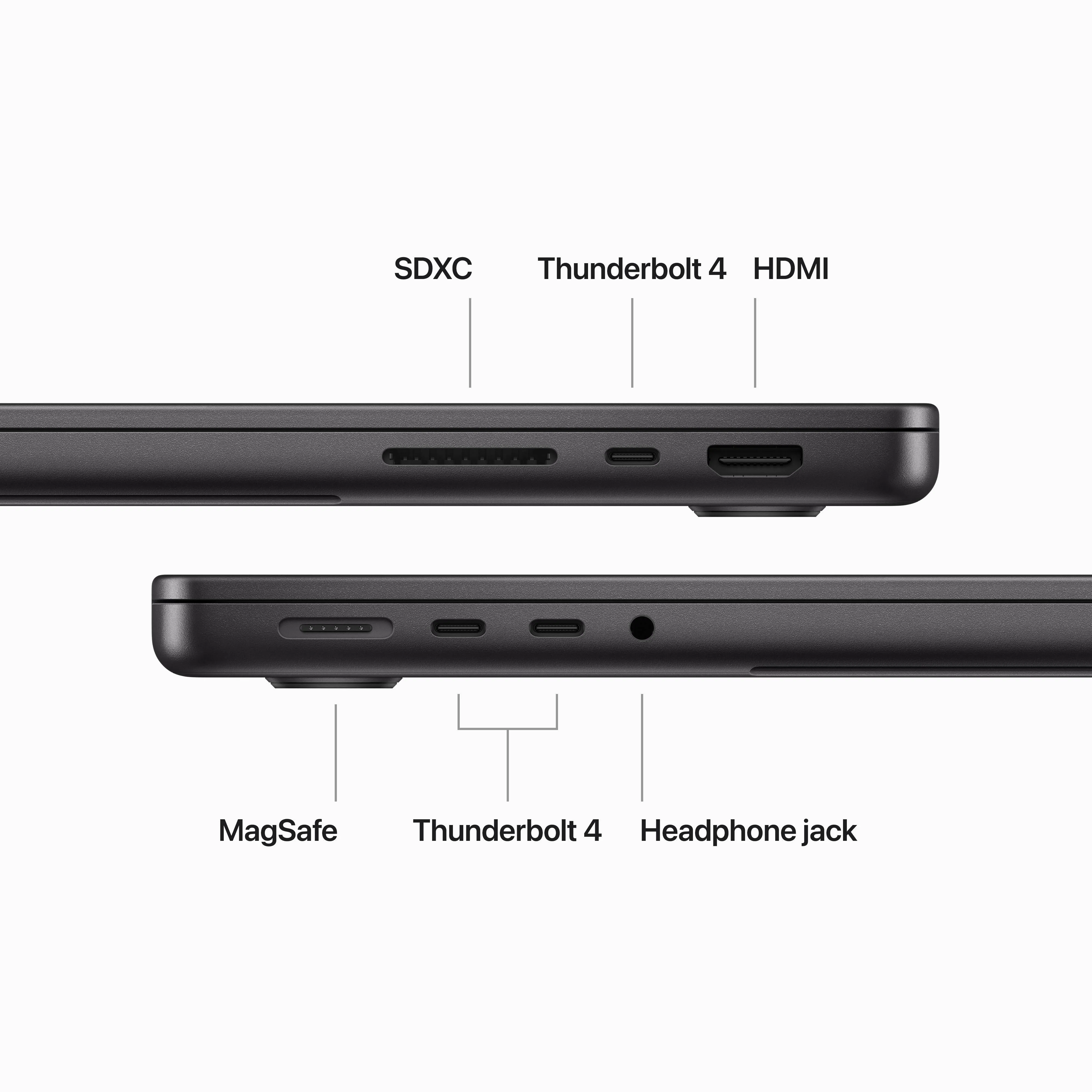 14-inch MacBook Pro: Apple M3 Pro chip with 12‑core CPU and 18‑core GPU, 1TB SSD - Space Black - Image 6