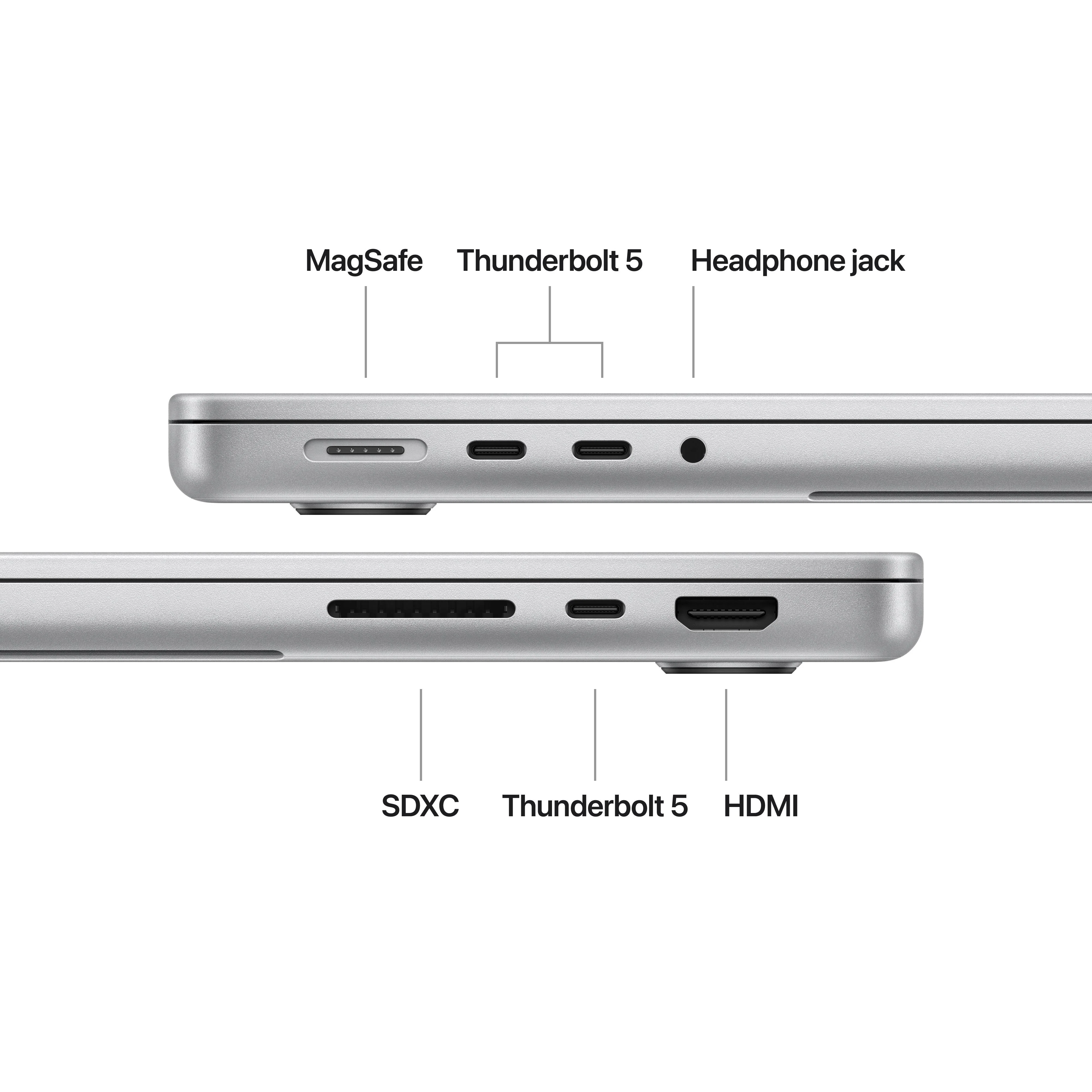 14-inch MacBook Pro: Apple M4 Pro chip with 12‑core CPU and 16‑core GPU, 512GB SSD - Silver - Image 7