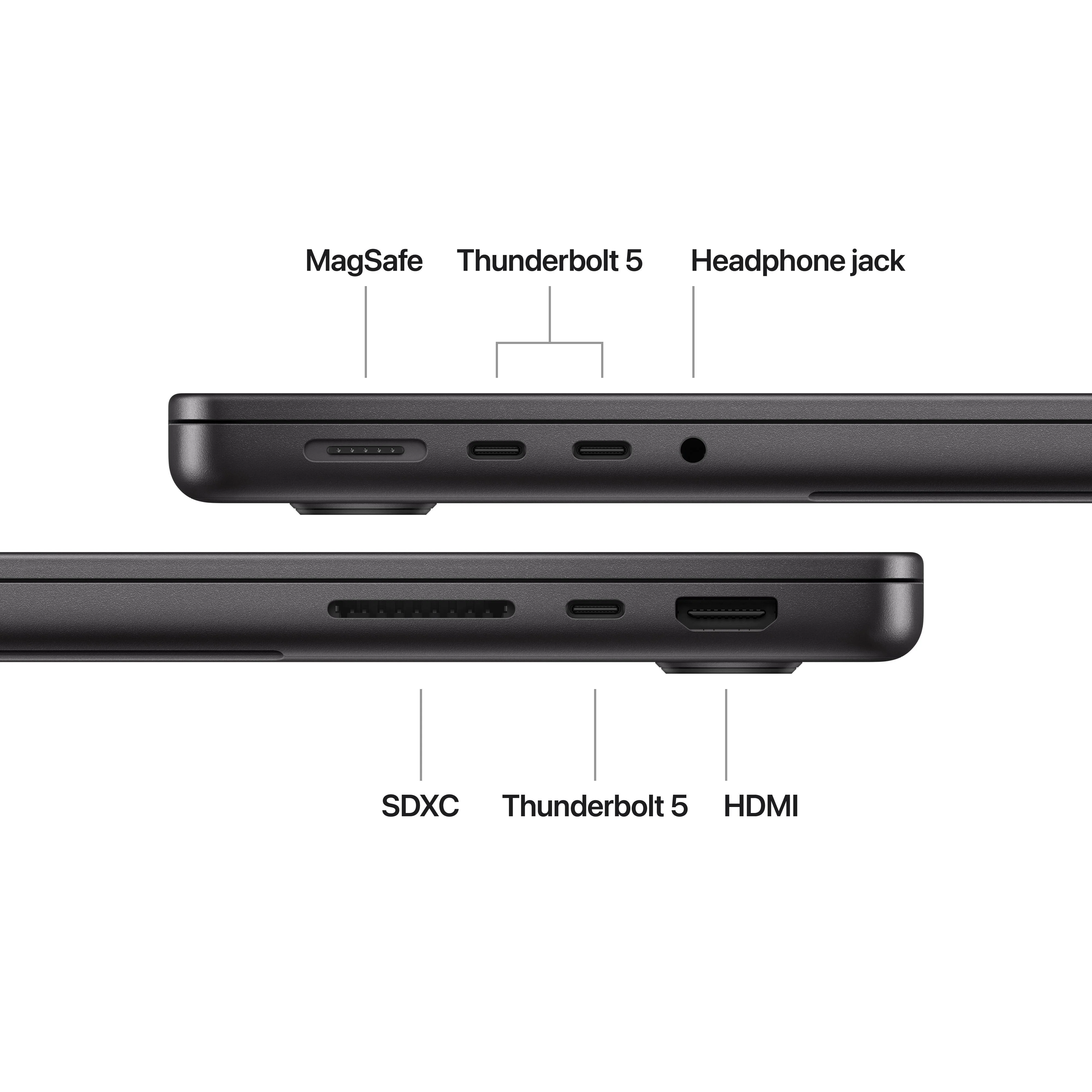 14-inch MacBook Pro: Apple M4 Pro chip with 12‑core CPU and 16‑core GPU, 512GB SSD - Space Black - Image 7