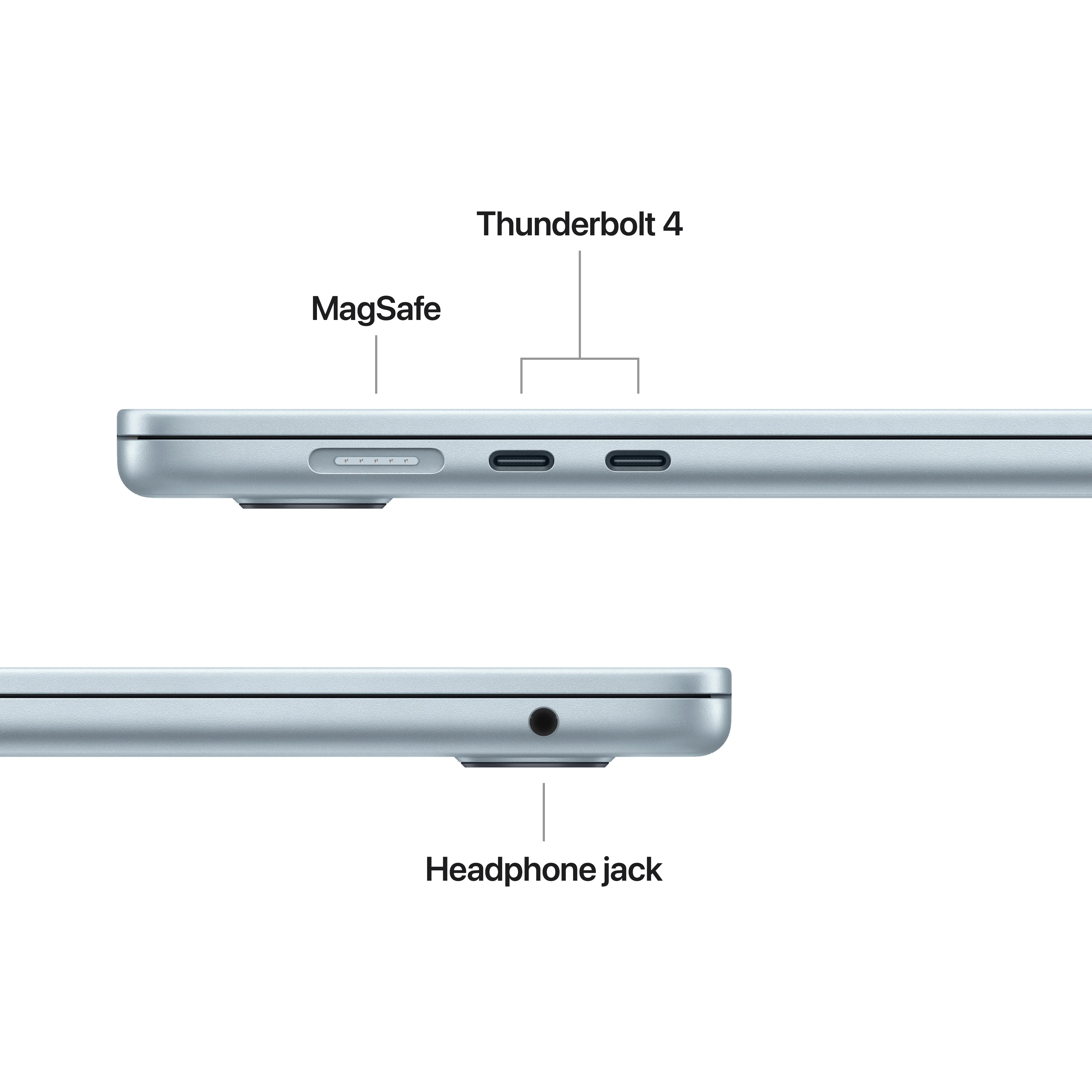 15-inch MacBook Air: Apple M4 chip with 10-core CPU and 10-core GPU, 512GB SSD - Sky Blue - Image 7