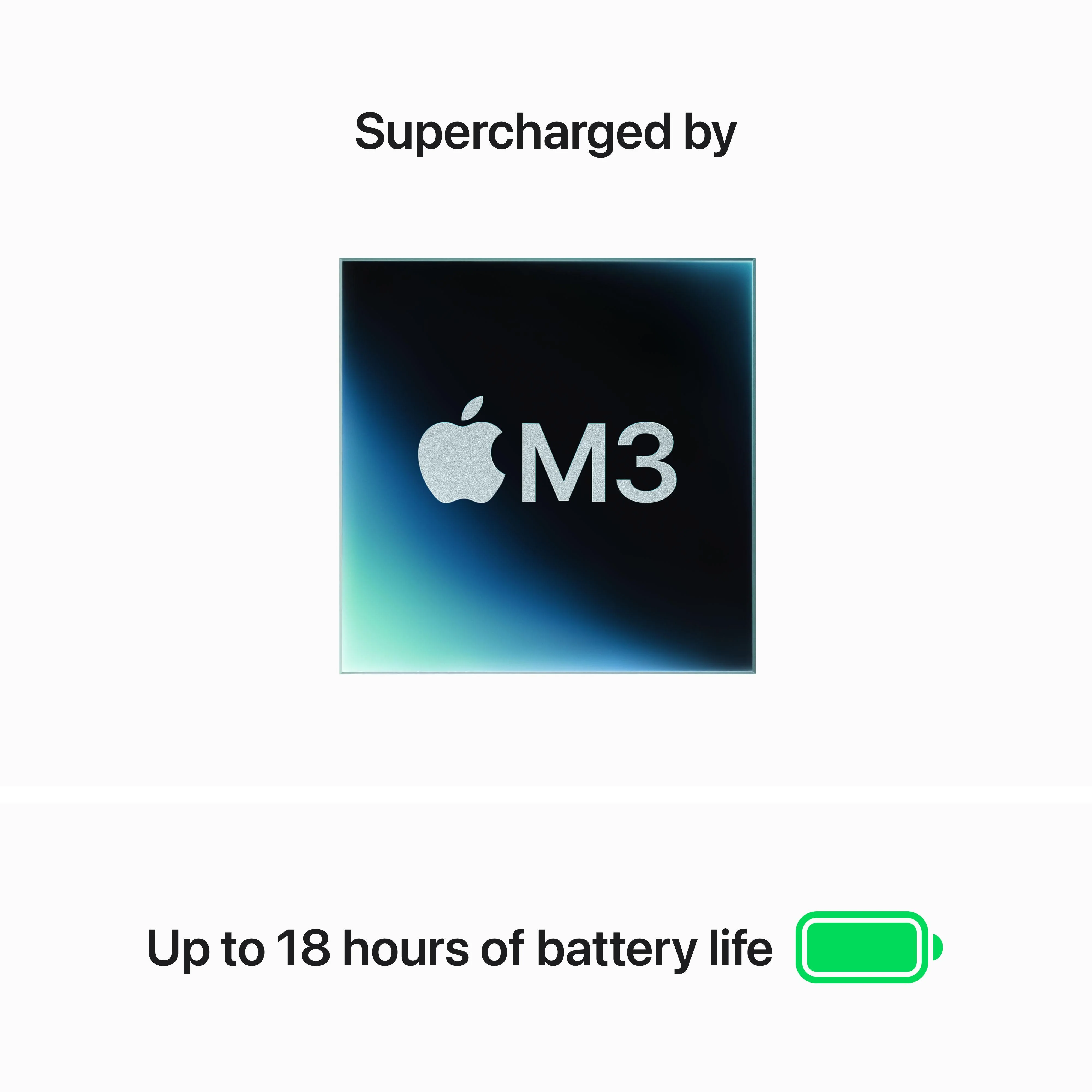 15-inch MacBook Air: Apple M3 chip with 8‑core CPU and 10‑core GPU, 512GB SSD - Space Gray - Image 4