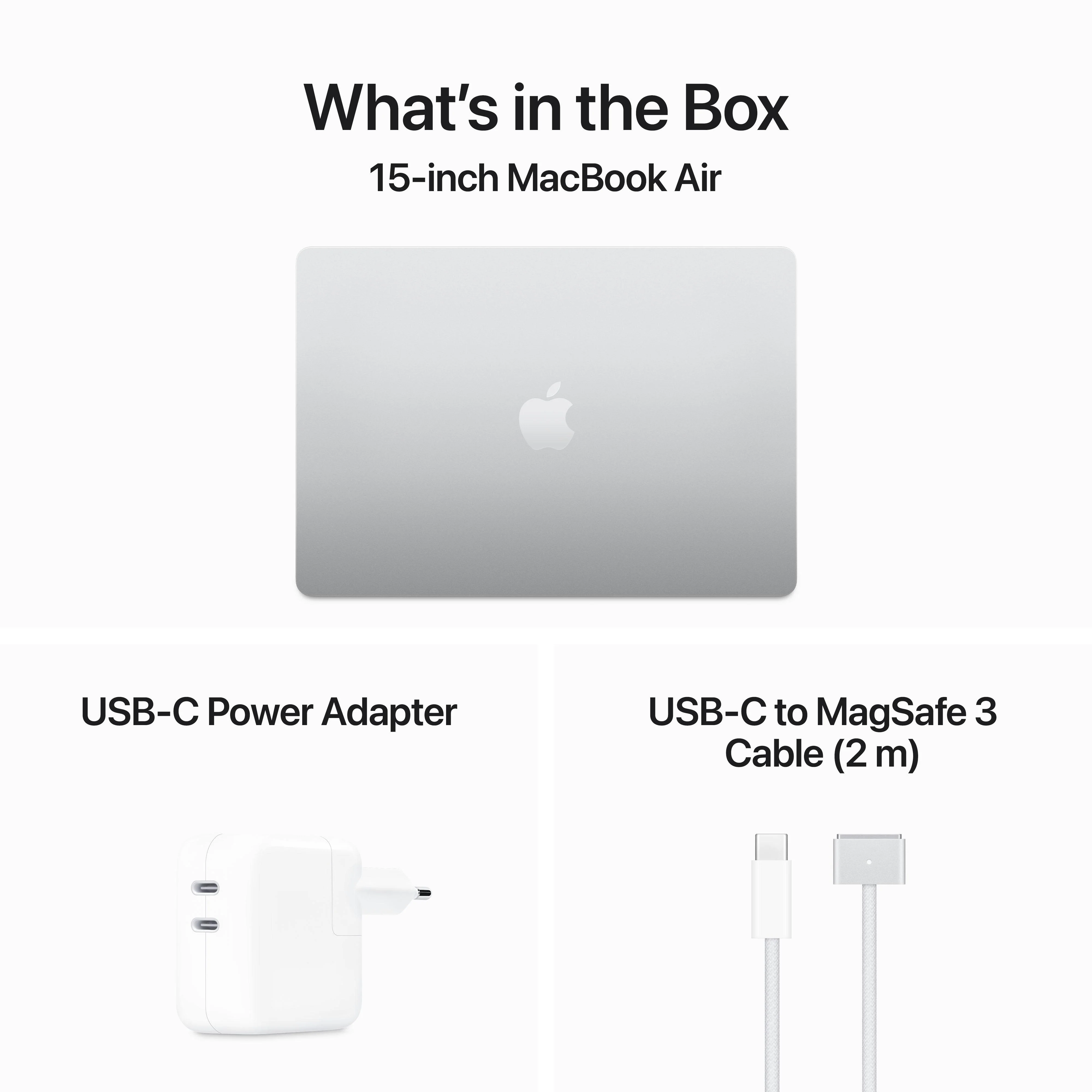 15-inch MacBook Air: Apple M3 chip with 8‑core CPU and 10‑core GPU, 512GB SSD - Silver - Image 9