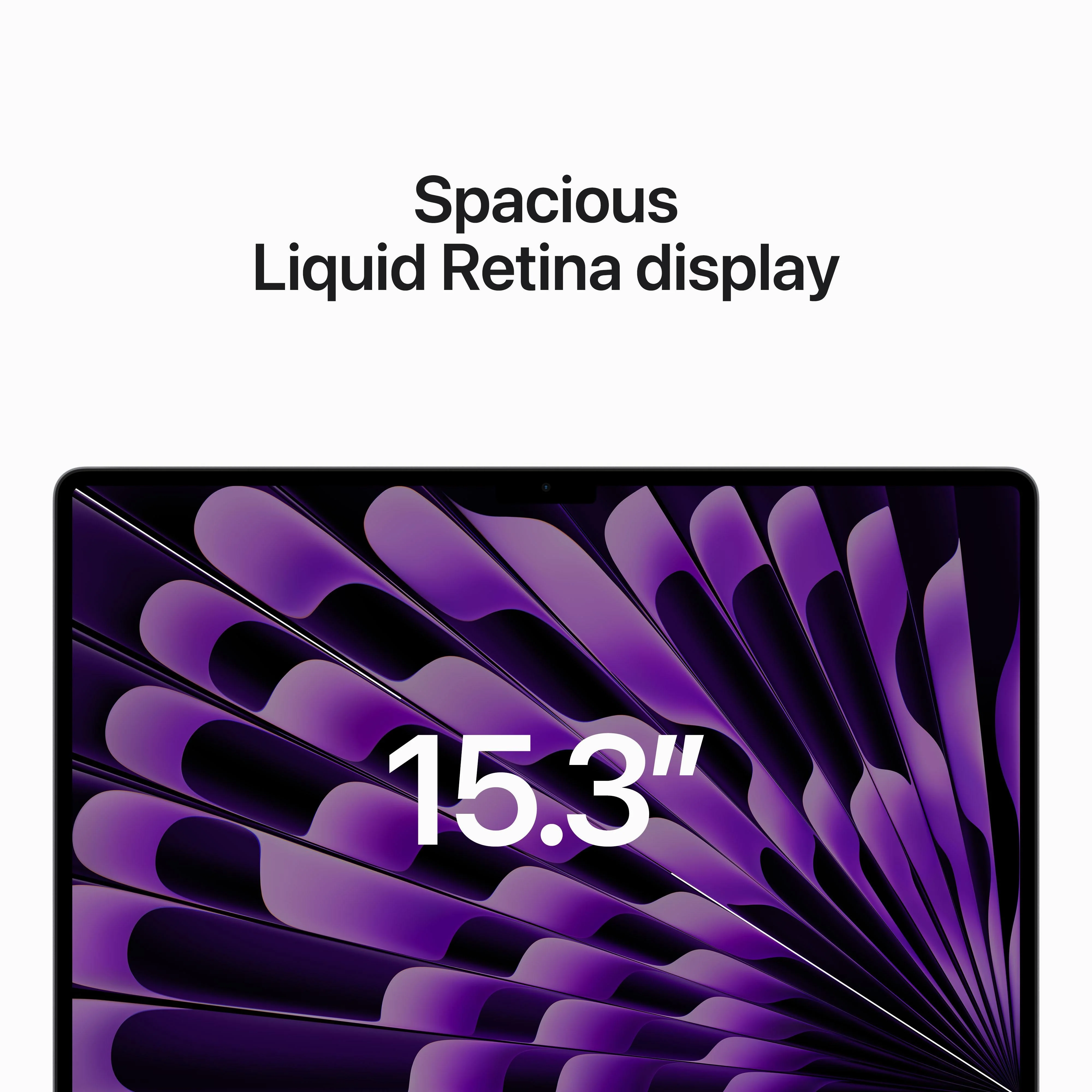 15-inch MacBook Air: Apple M2 chip with 8‑core CPU and 10‑core GPU, 512GB SSD - Space Grey - Image 5