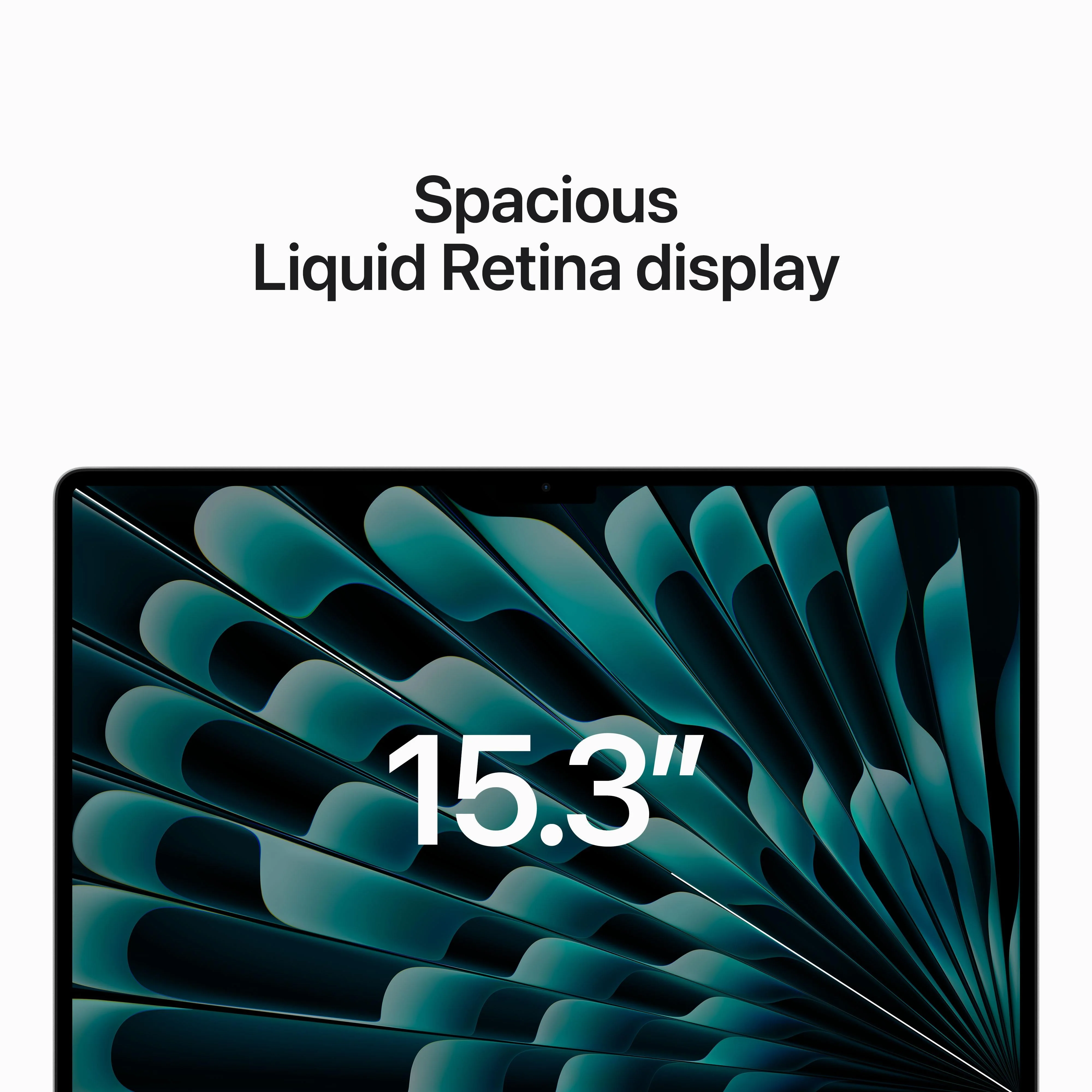 15-inch MacBook Air: Apple M2 chip with 8‑core CPU and 10‑core GPU, 512GB SSD - Silver - Image 5