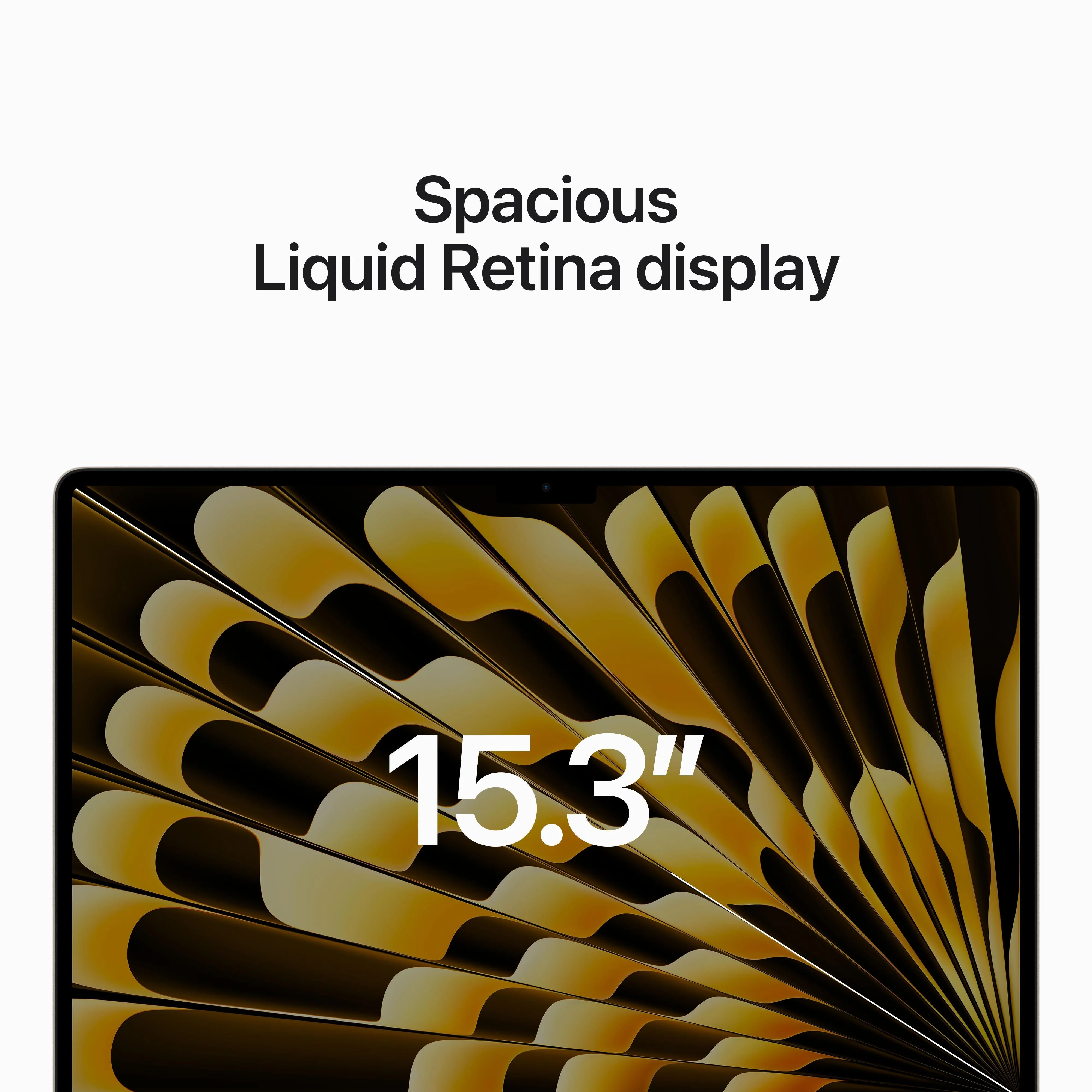 15-inch MacBook Air: Apple M2 chip with 8‑core CPU and 10‑core GPU, 512GB SSD - Starlight - Image 5