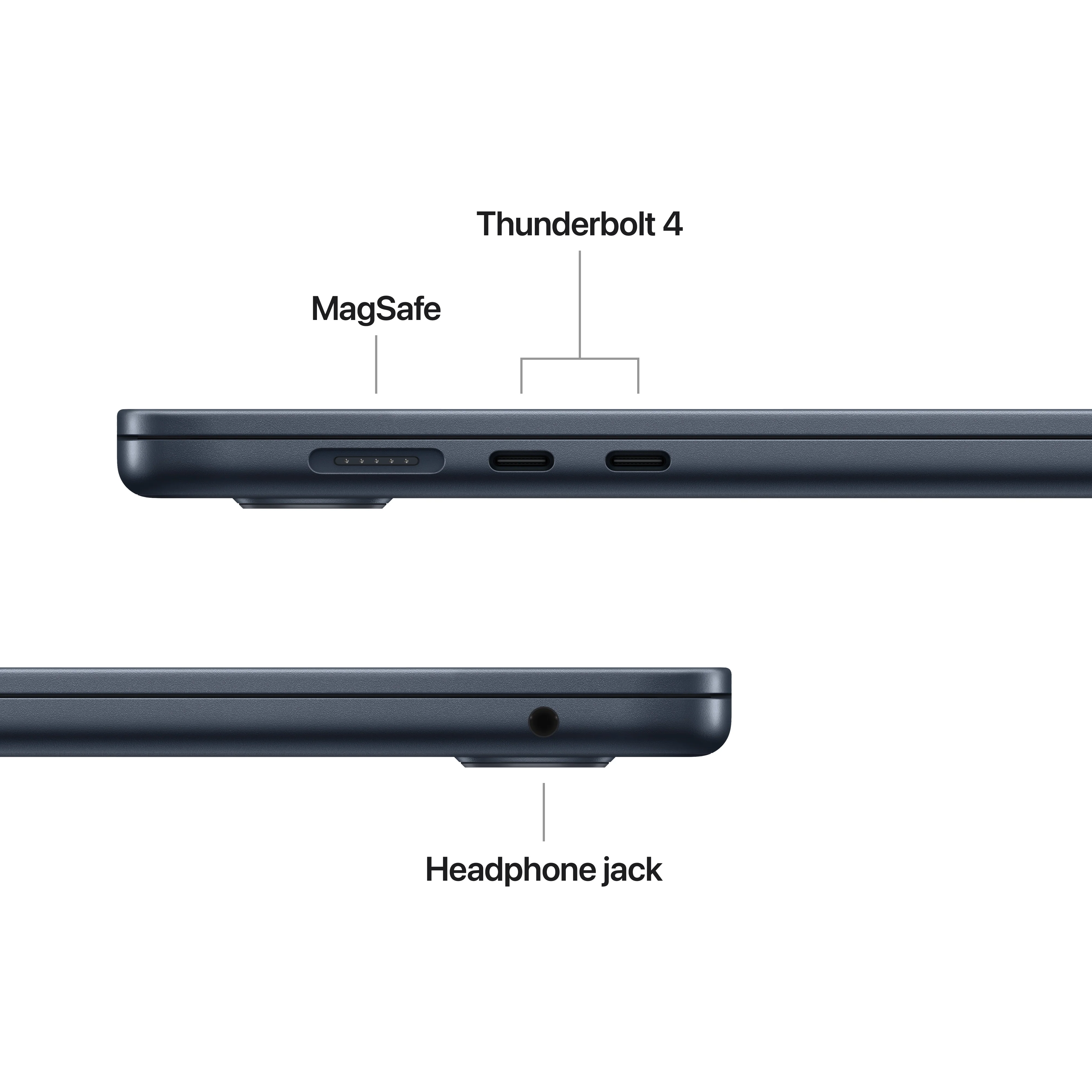 15-inch MacBook Air: Apple M4 chip with 10-core CPU and 10-core GPU, 256GB SSD - Midnight - Image 7