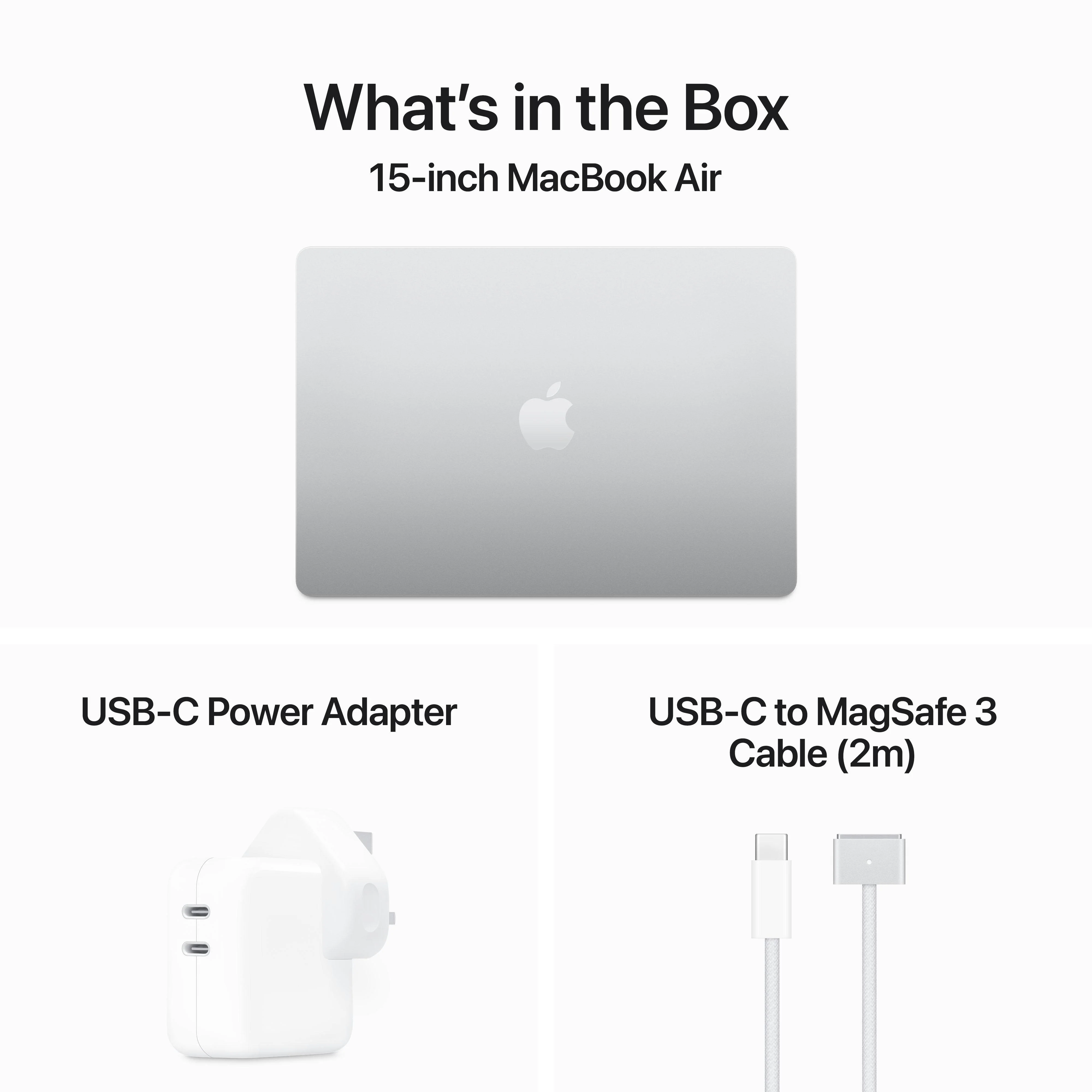 15-inch MacBook Air: Apple M3 chip with 8‑core CPU and 10‑core GPU, 512GB SSD - Silver - Image 9