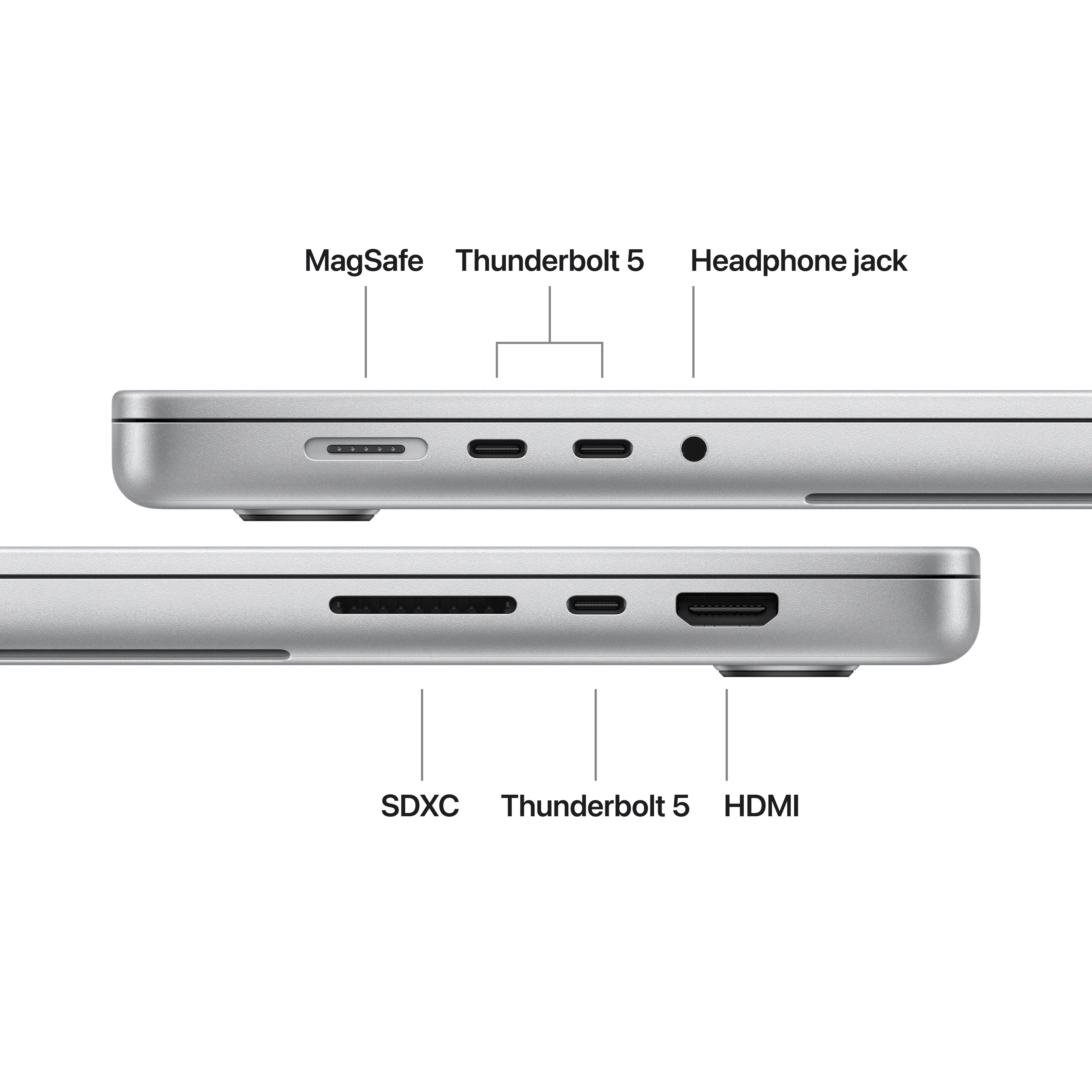 16-inch MacBook Pro: Apple M5 Max chip with 18-core CPU and 40-core GPU, 2TB SSD - Silver - Image 7
