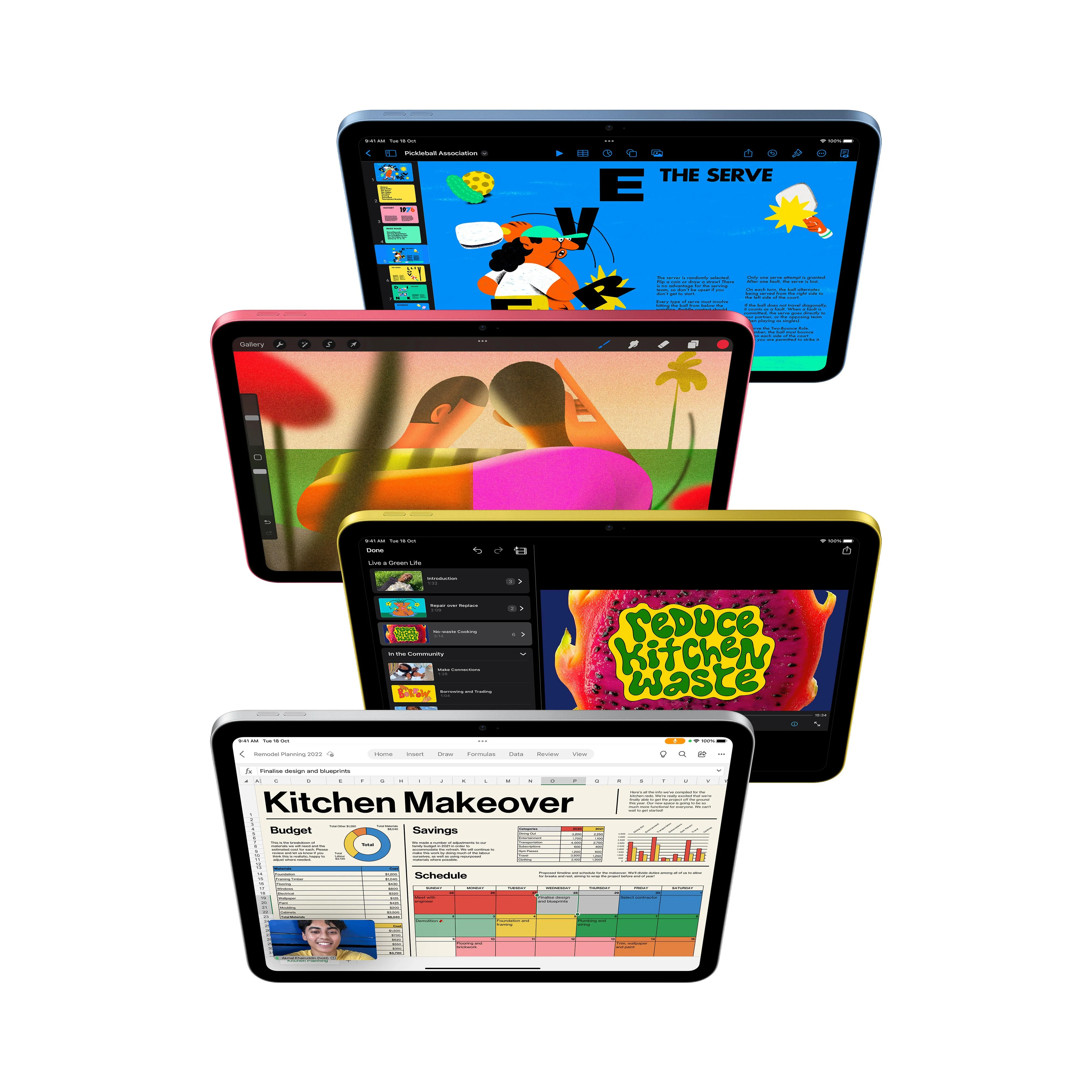 10.9-inch iPad Wi-Fi 64GB - Yellow (10th generation) - Image 4