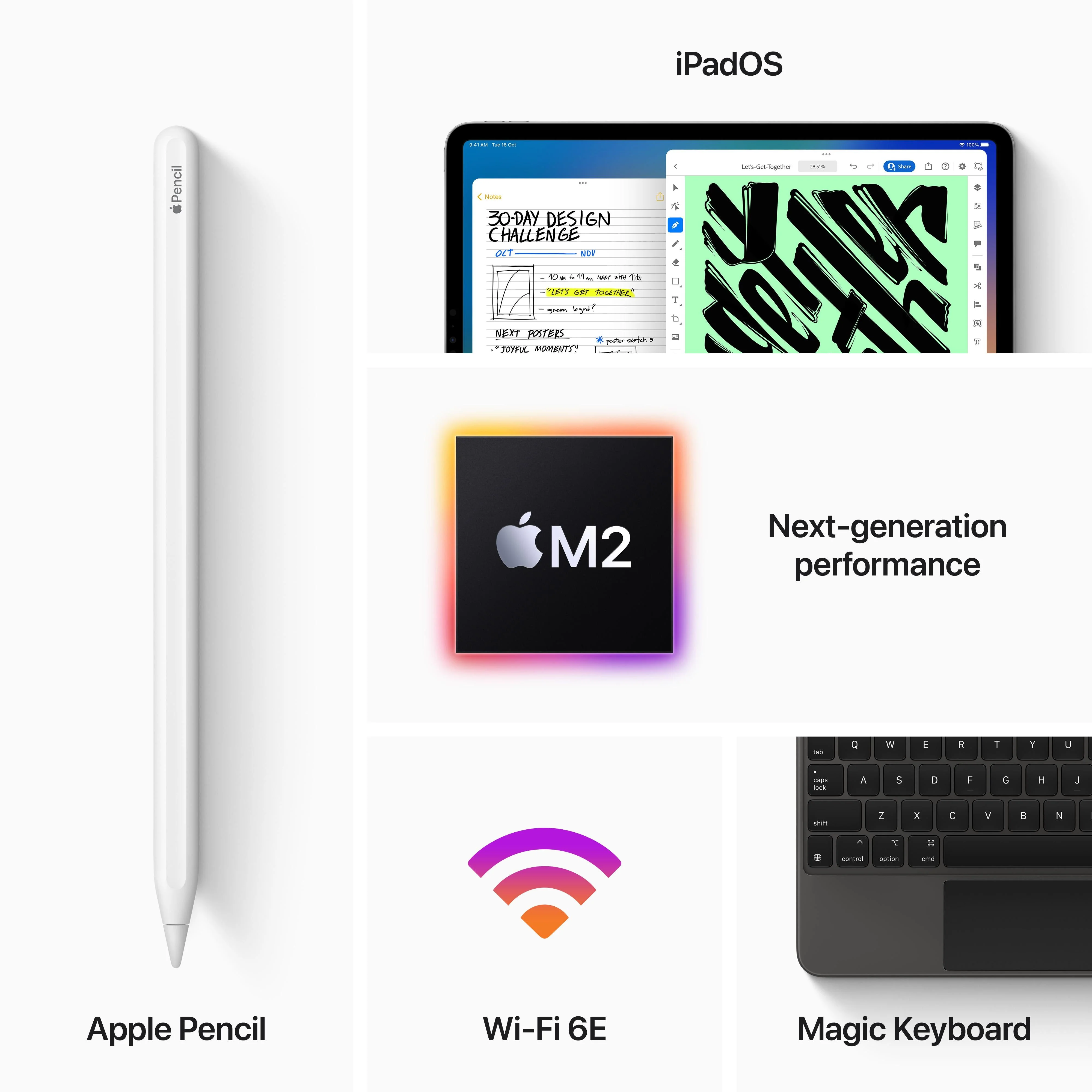 2022 12.9-inch iPad Pro Wi-Fi 2TB - Silver (6th generation) - Image 7