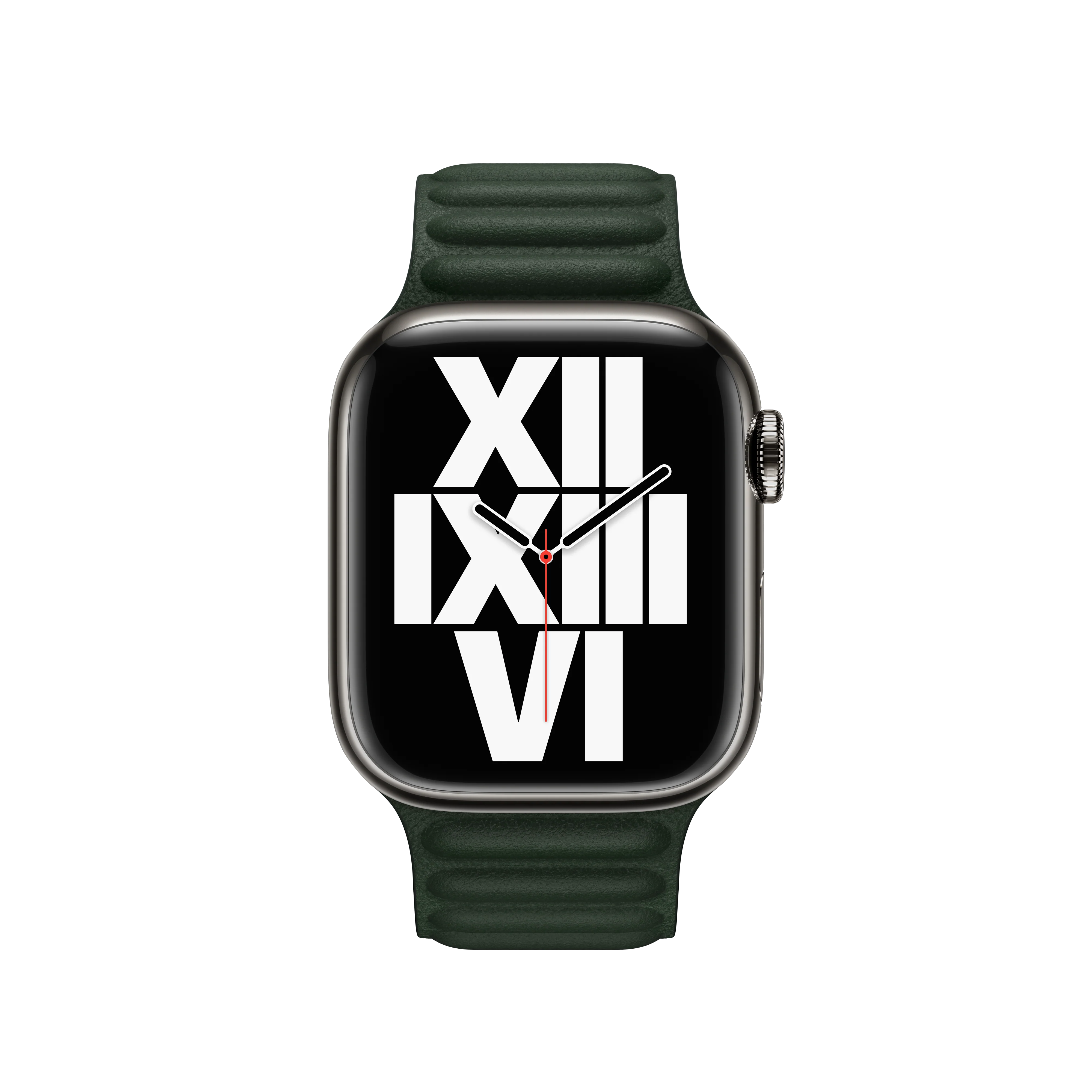 41mm Sequoia Green Leather Link - M/L - Image 3