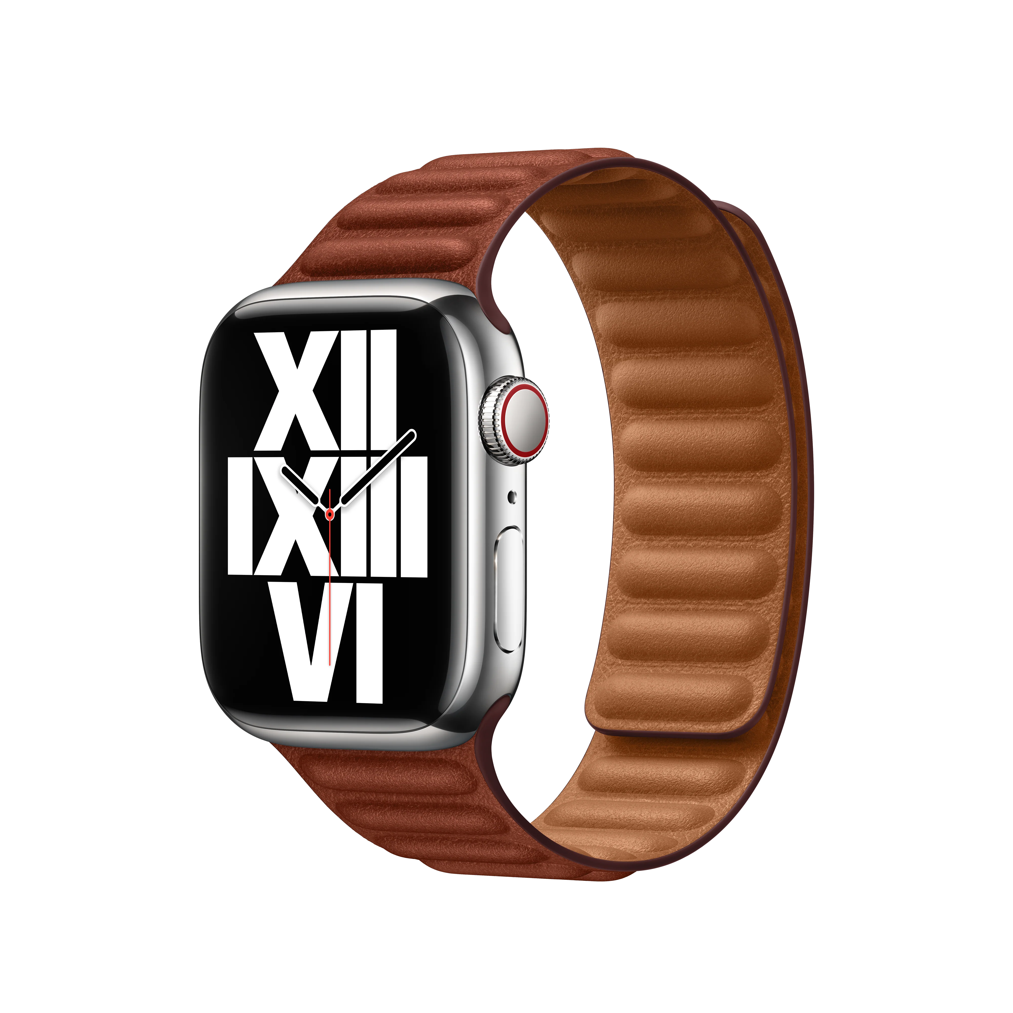 41mm Umber Leather Link - S/M - Image 2