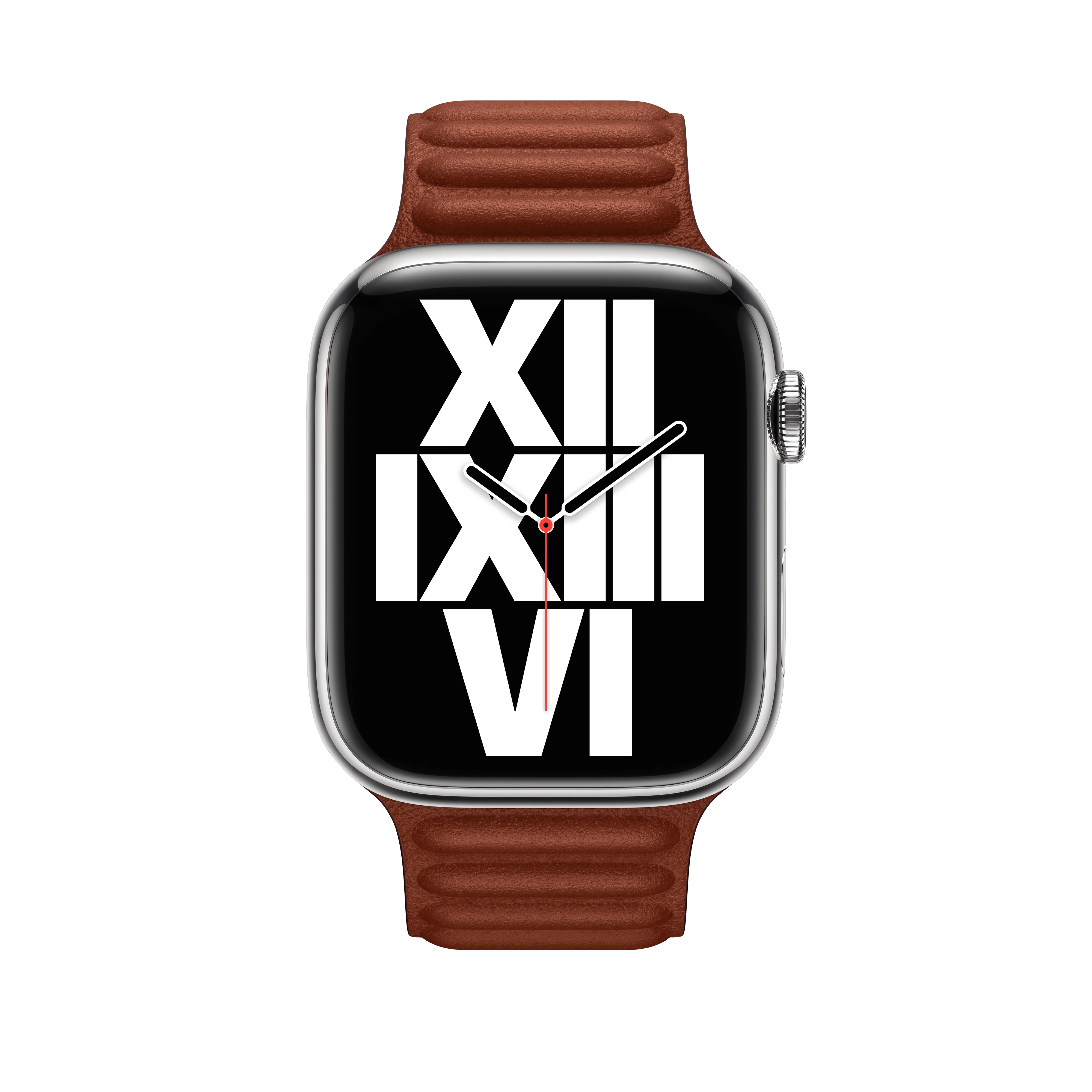 45mm Umber Leather Link - M/L - Image 3