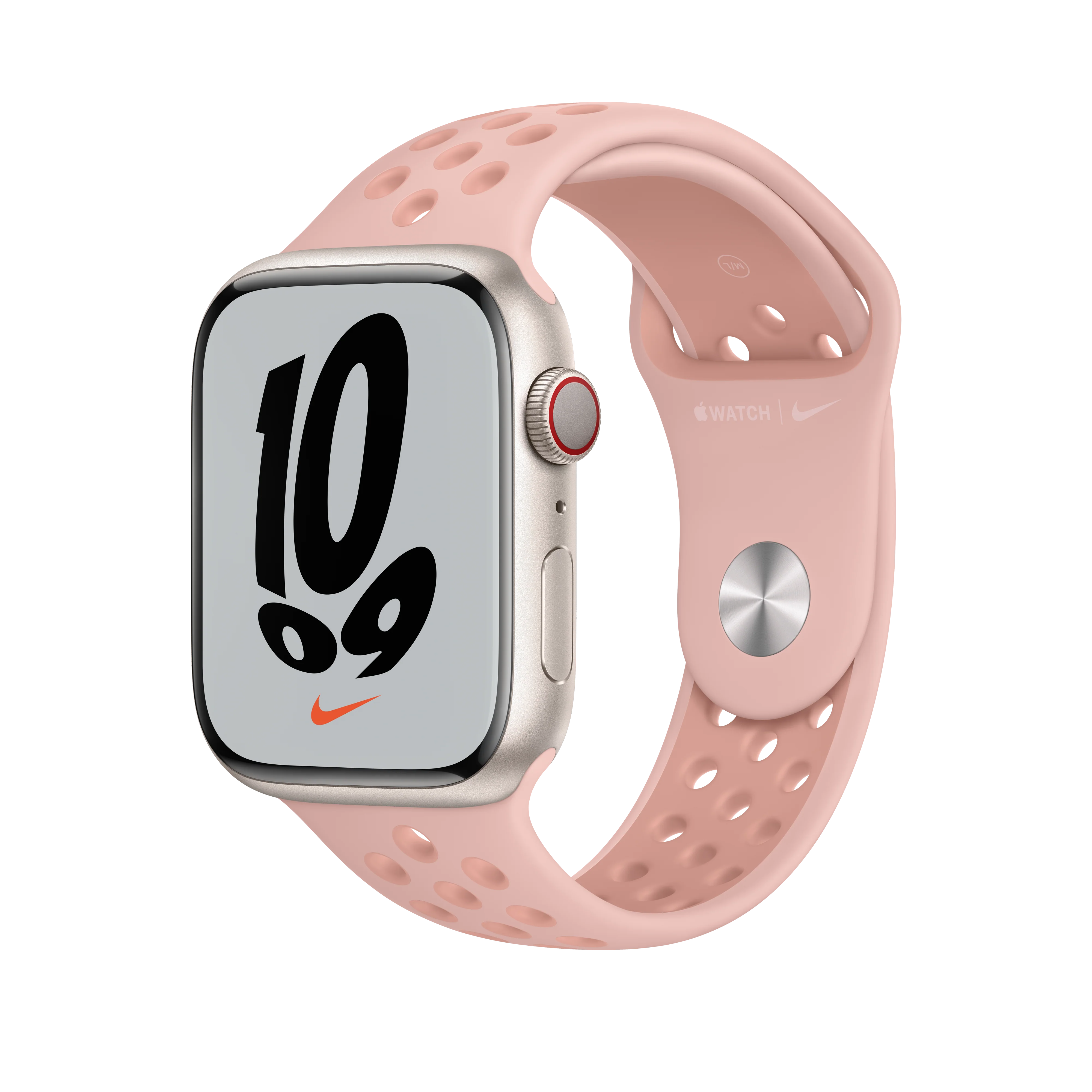 45mm Pink Oxford/Rose Whisper Nike Sport Band - Image 2