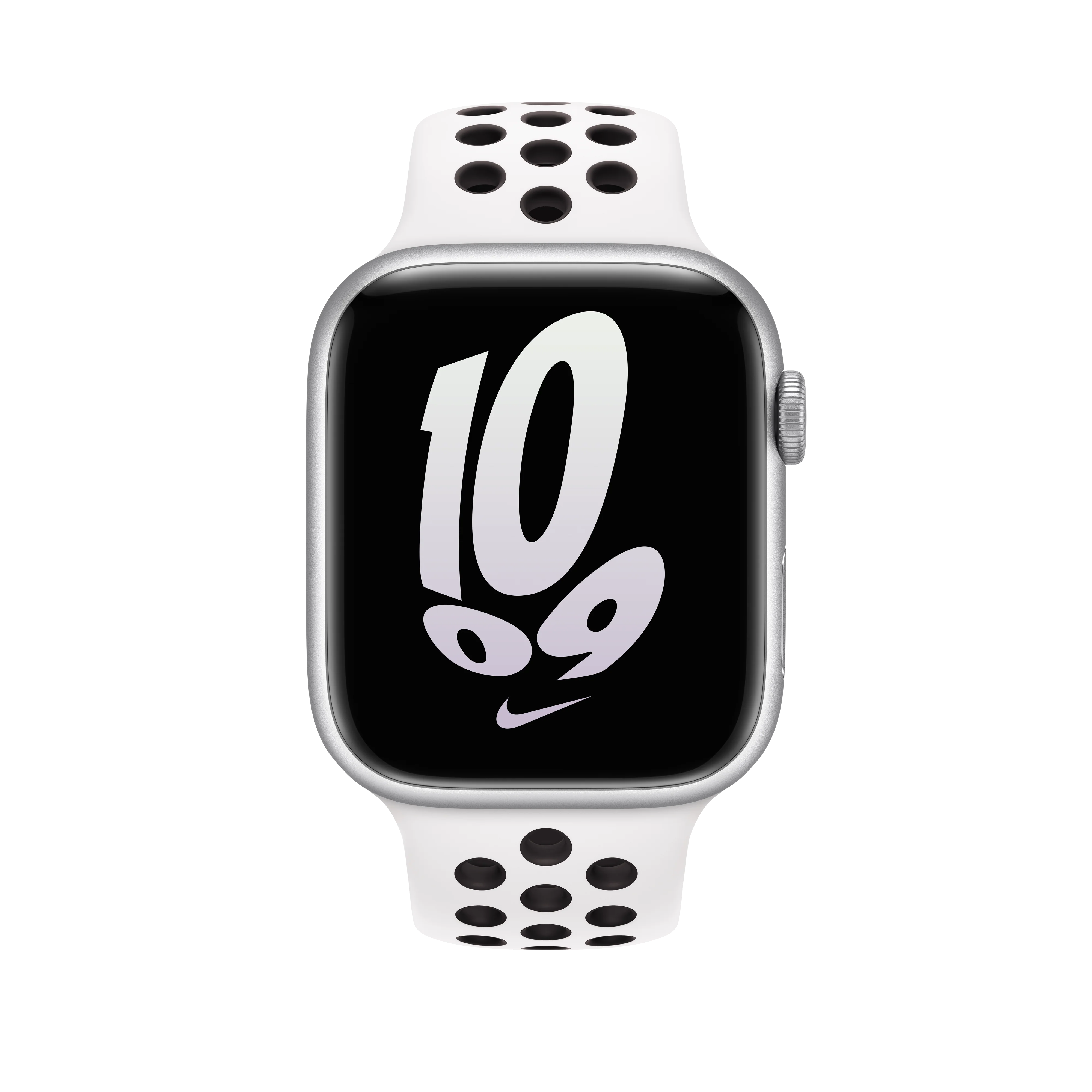 45mm Summit White/Black Nike Sport Band - Image 3