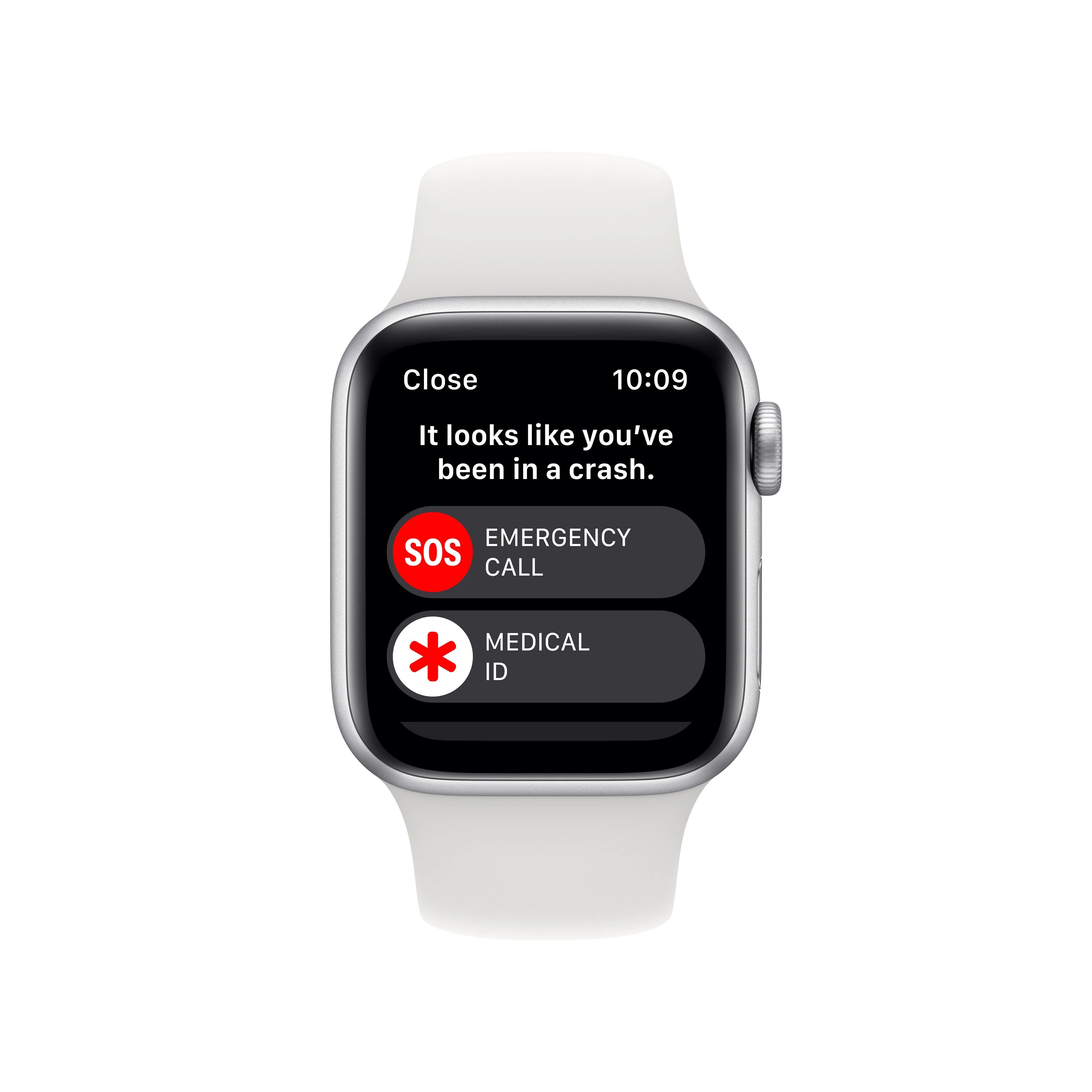 Apple Watch SE GPS 40mm Silver Aluminium Case with White Sport Band - Regular - Image 7