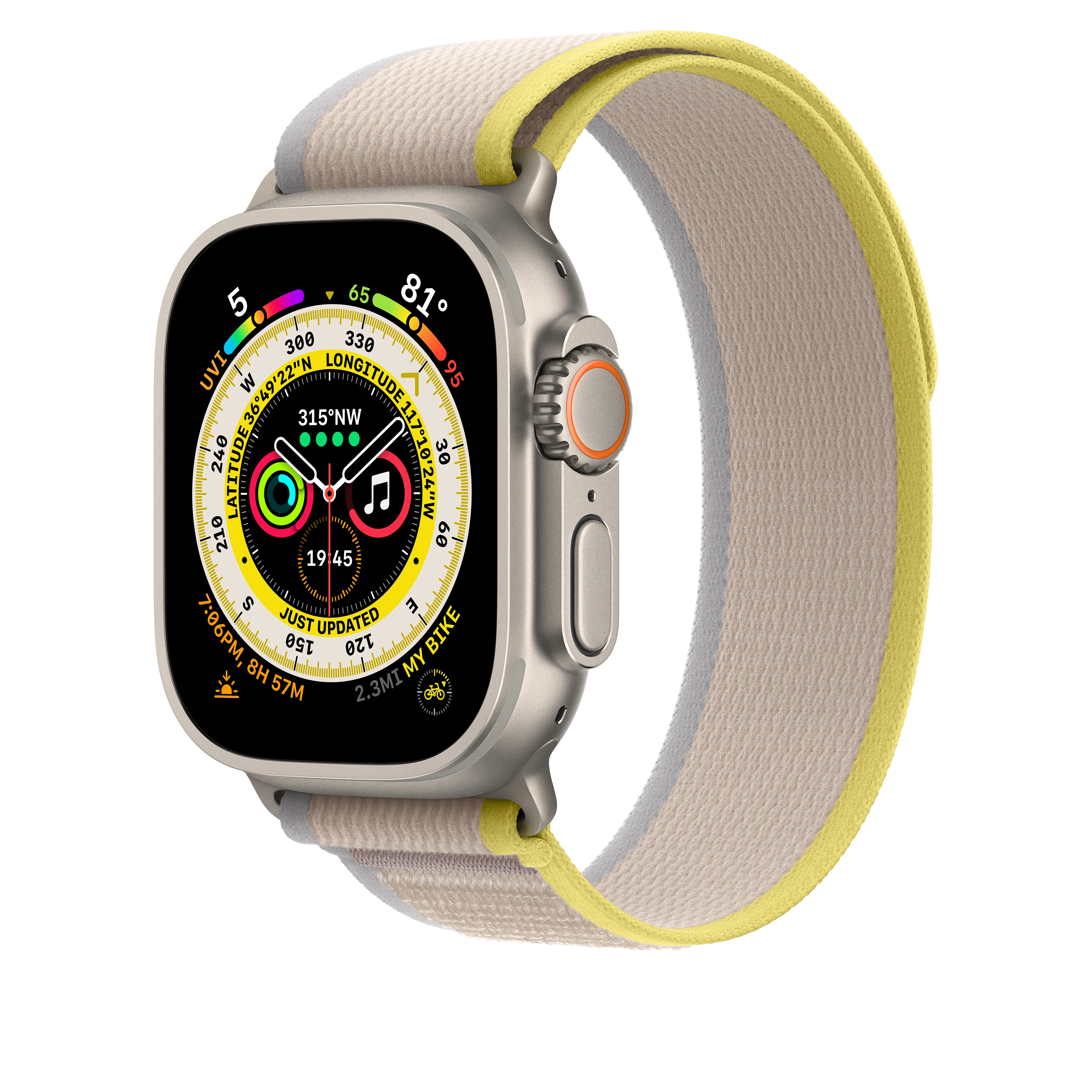 49mm Yellow/Beige Trail Loop - M/L - Image 2
