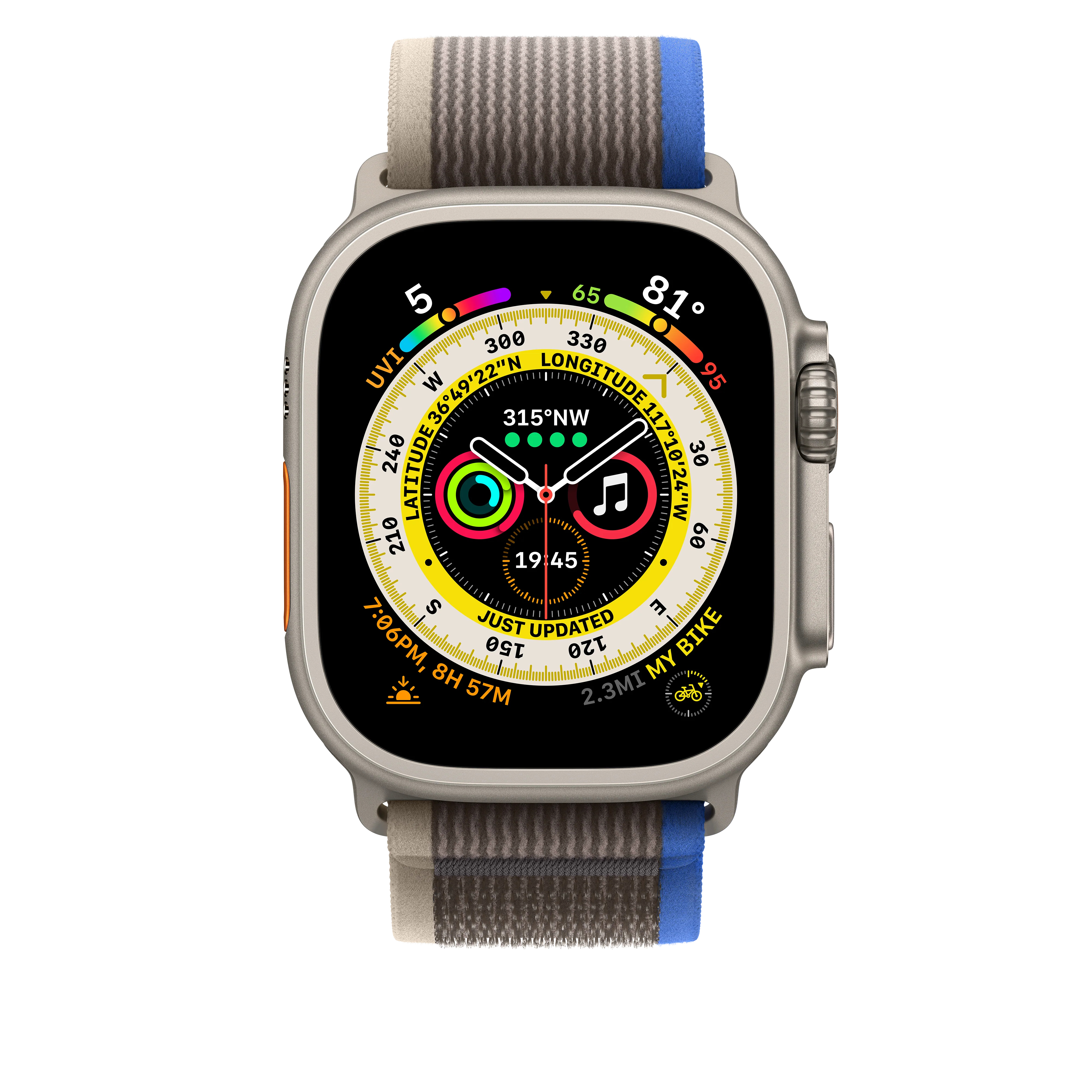 49mm Blue/Grey Trail Loop - M/L - Image 3