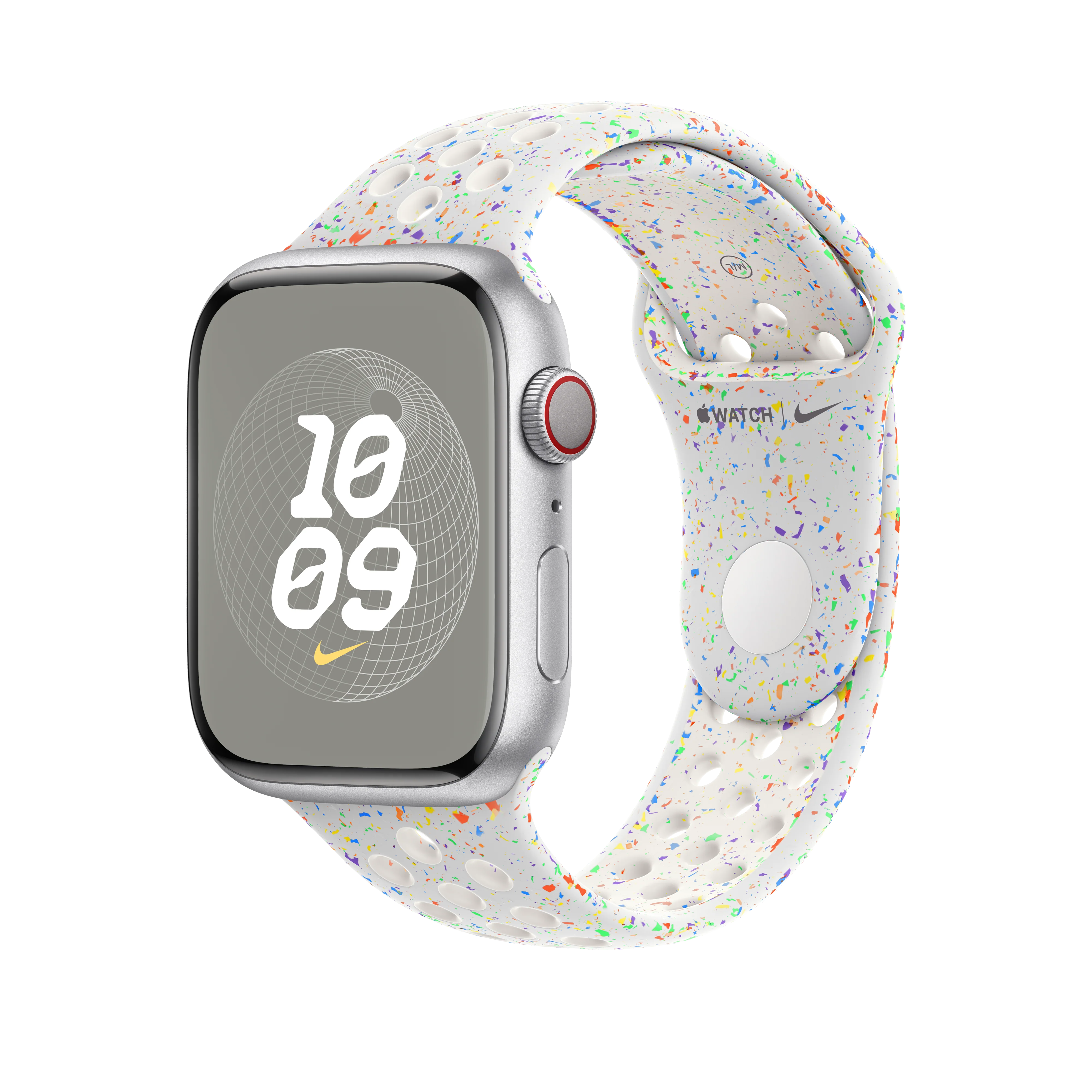 45mm Pure Platinum Nike Sport Band - S/M - Image 2