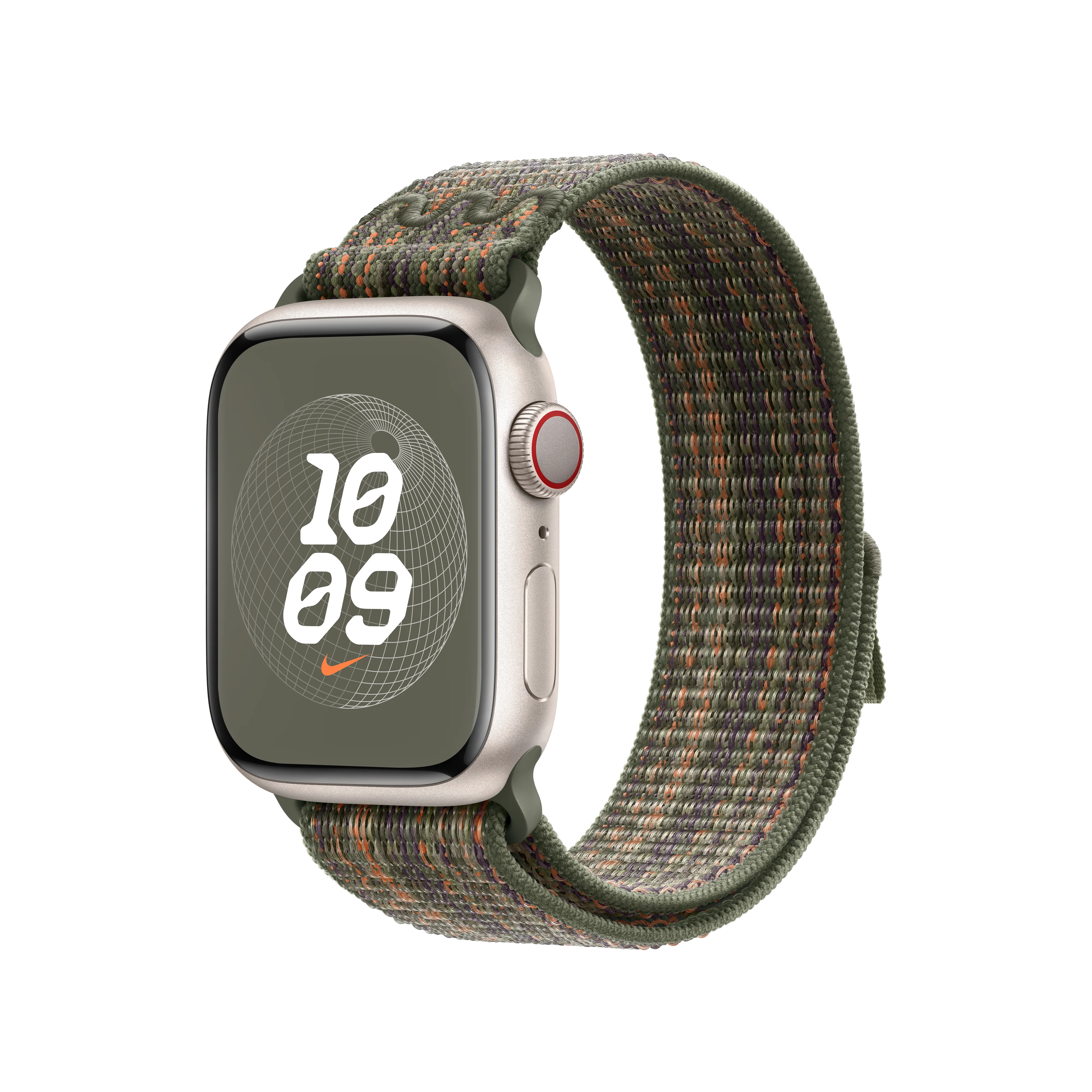 41mm Sequoia/Orange Nike Sport Loop - Image 2