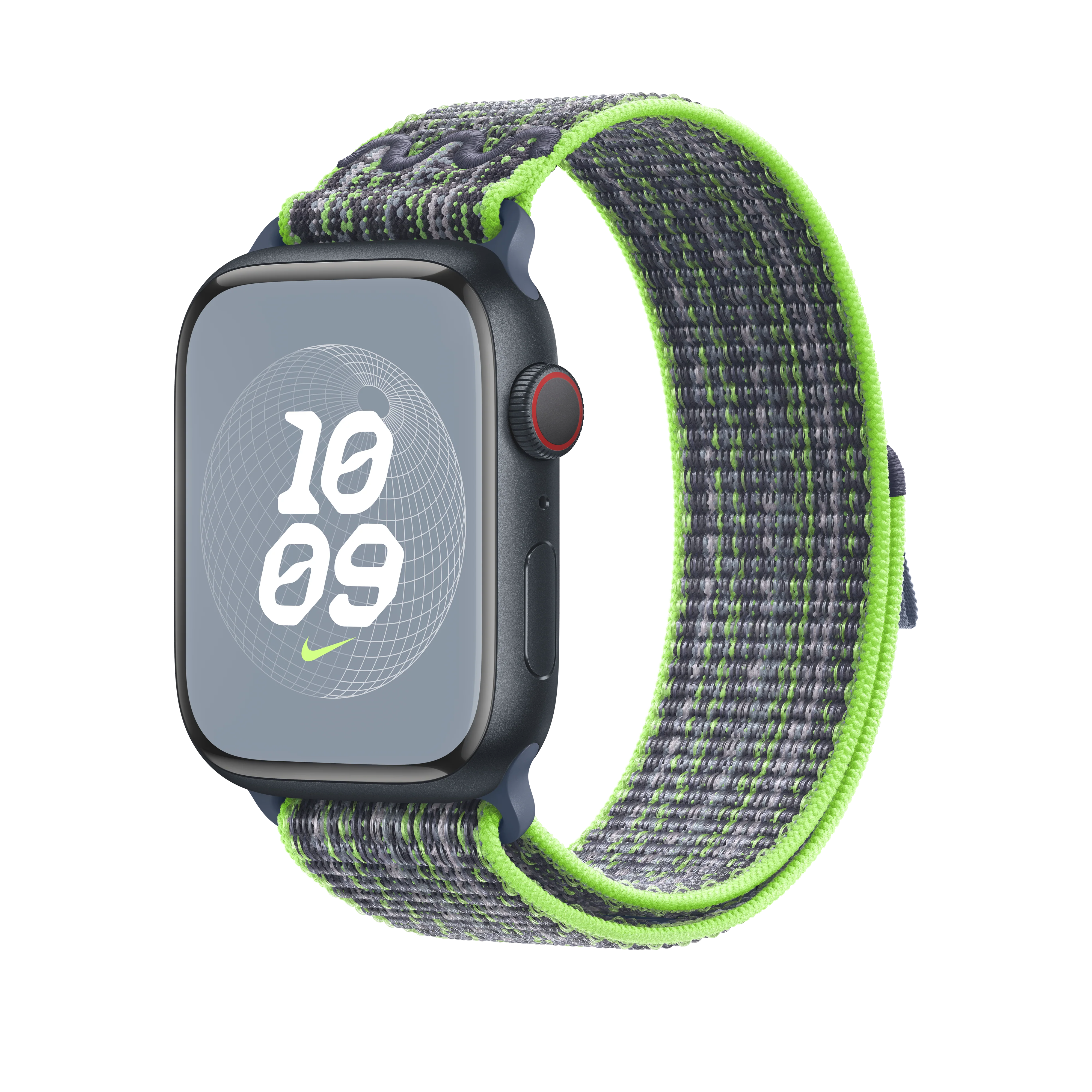 45mm Bright Green/Blue Nike Sport Loop - Image 2