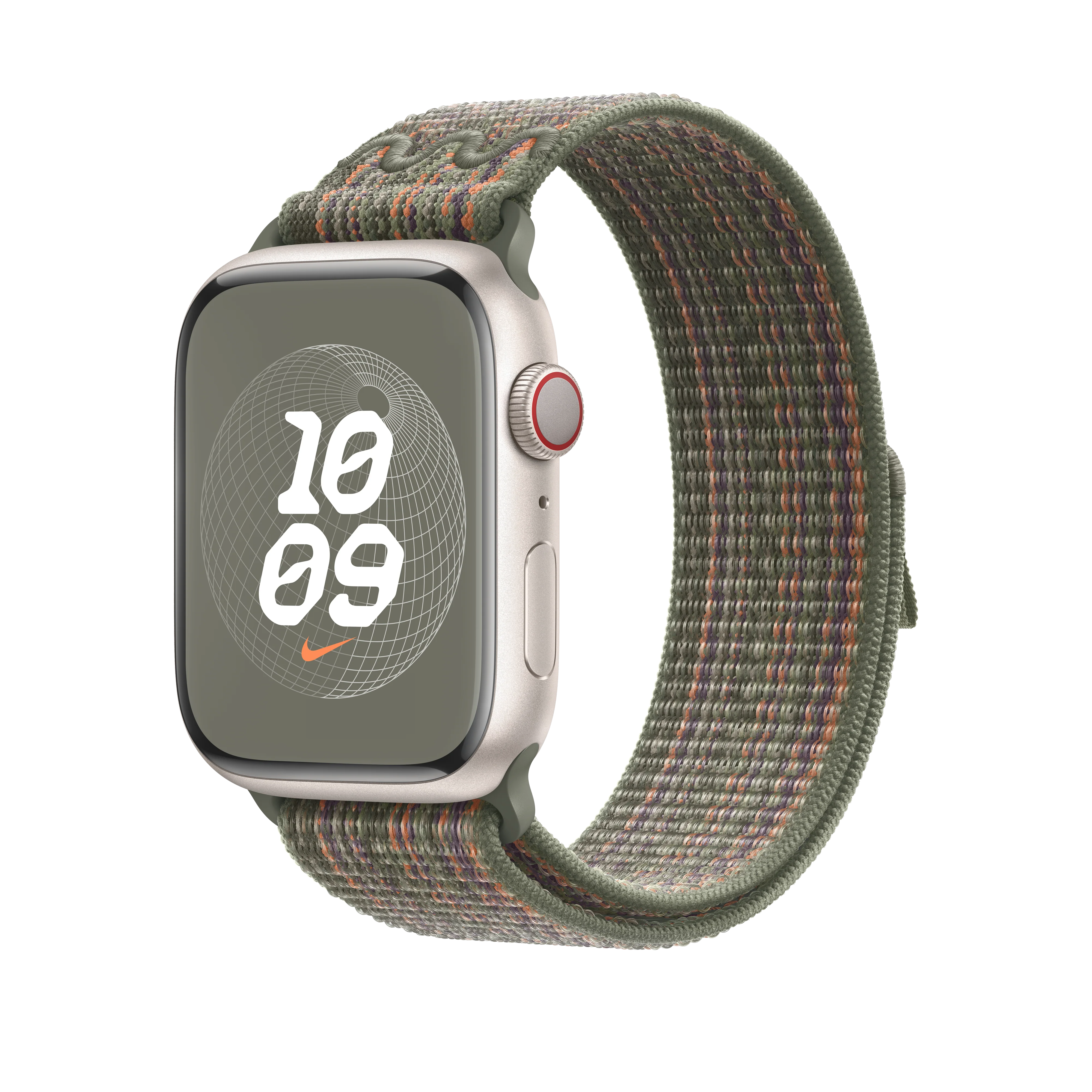 45mm Sequoia/Orange Nike Sport Loop - Image 2