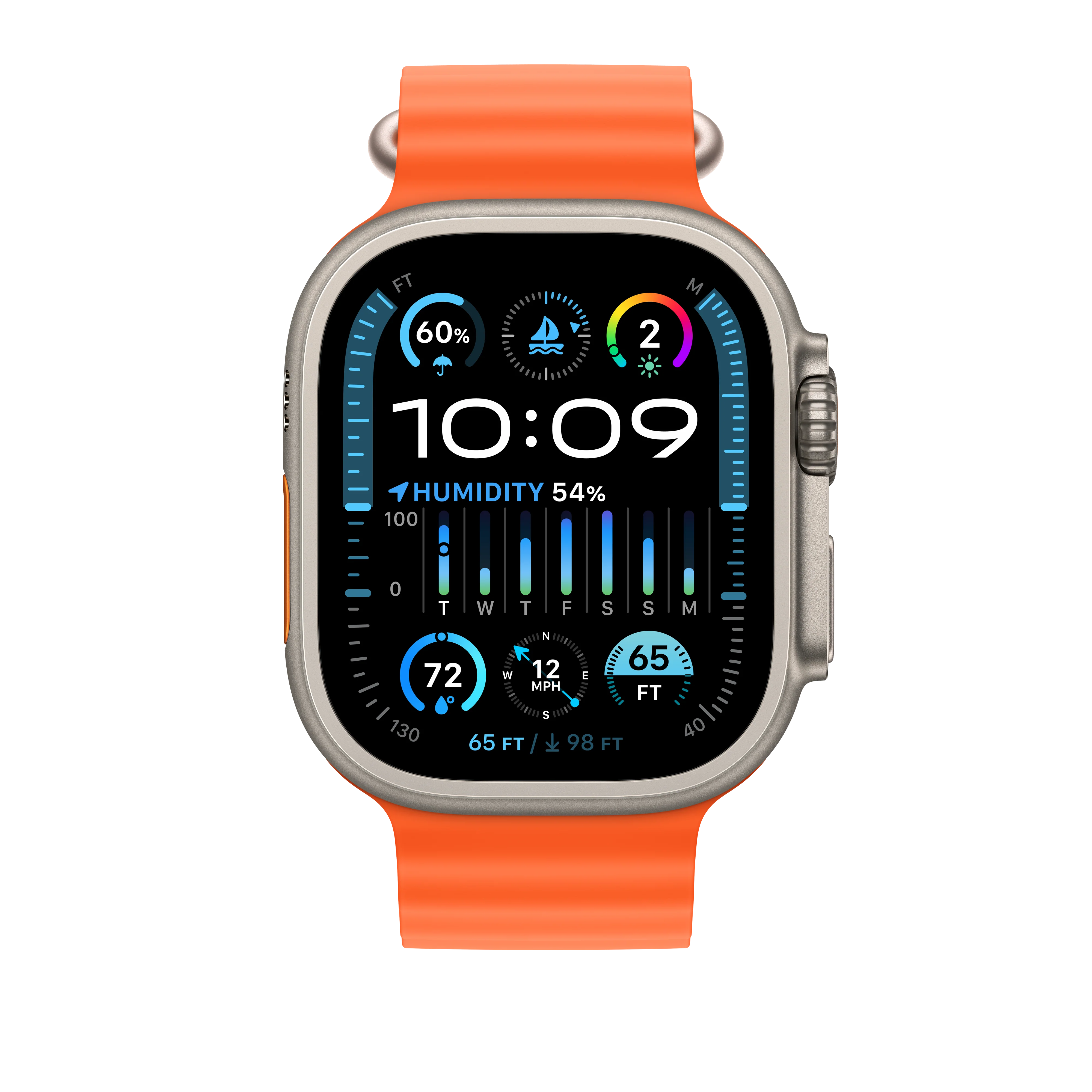 49mm Orange Ocean Band - Image 3
