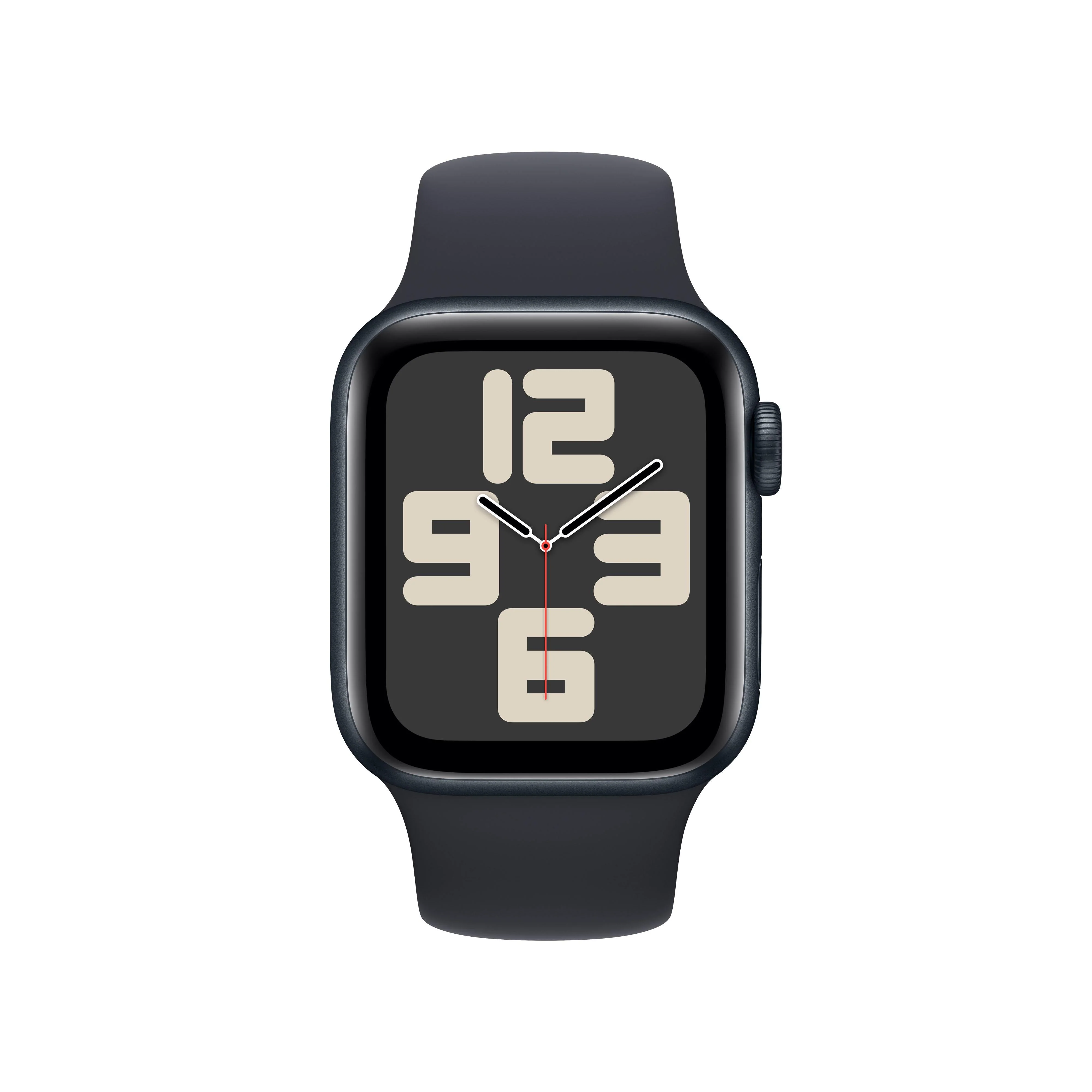 Apple Watch SE GPS 40mm Midnight Aluminium Case with Midnight Sport Band - S/M - Image 2
