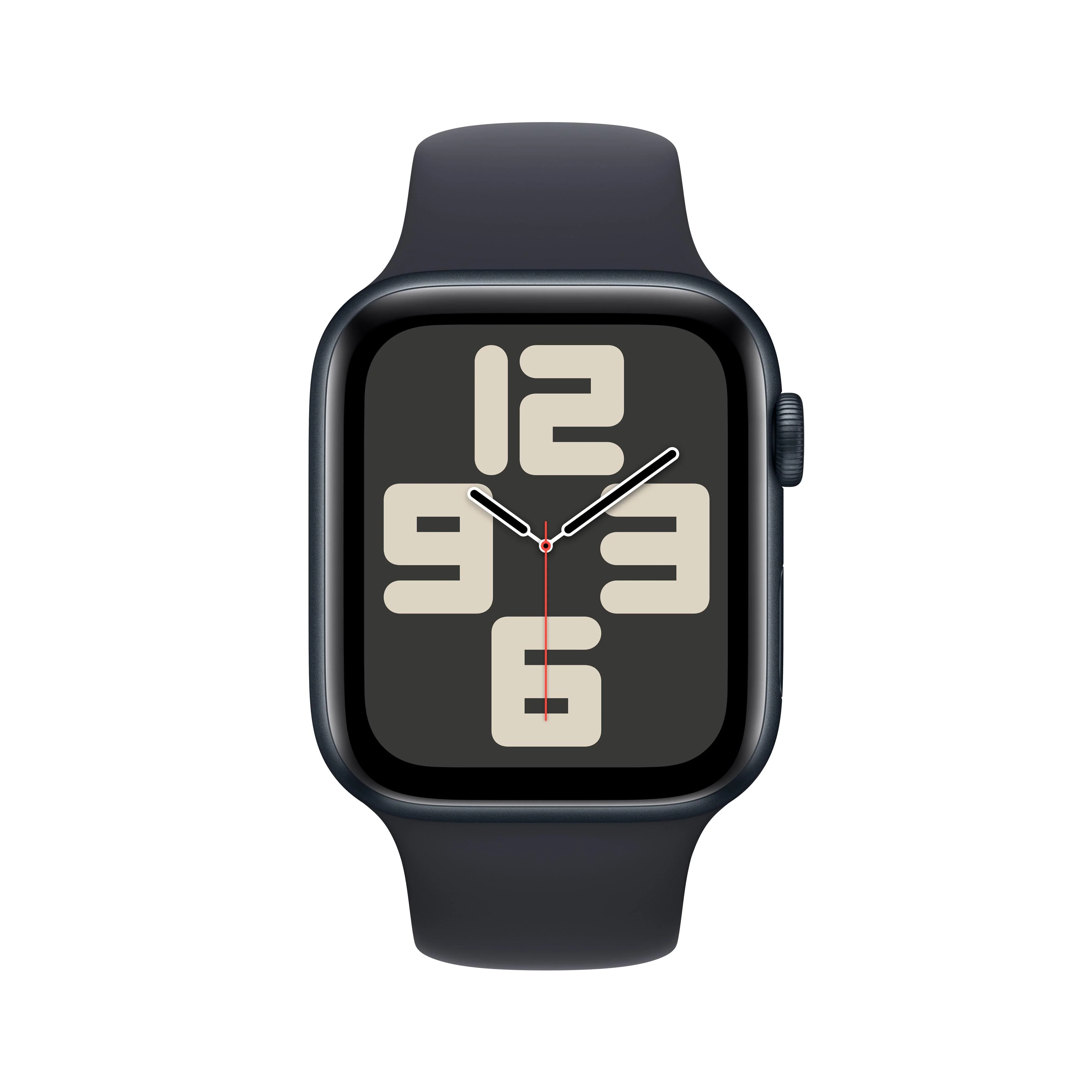 Apple Watch SE GPS 44mm Midnight Aluminium Case with Midnight Sport Band - S/M - Image 2