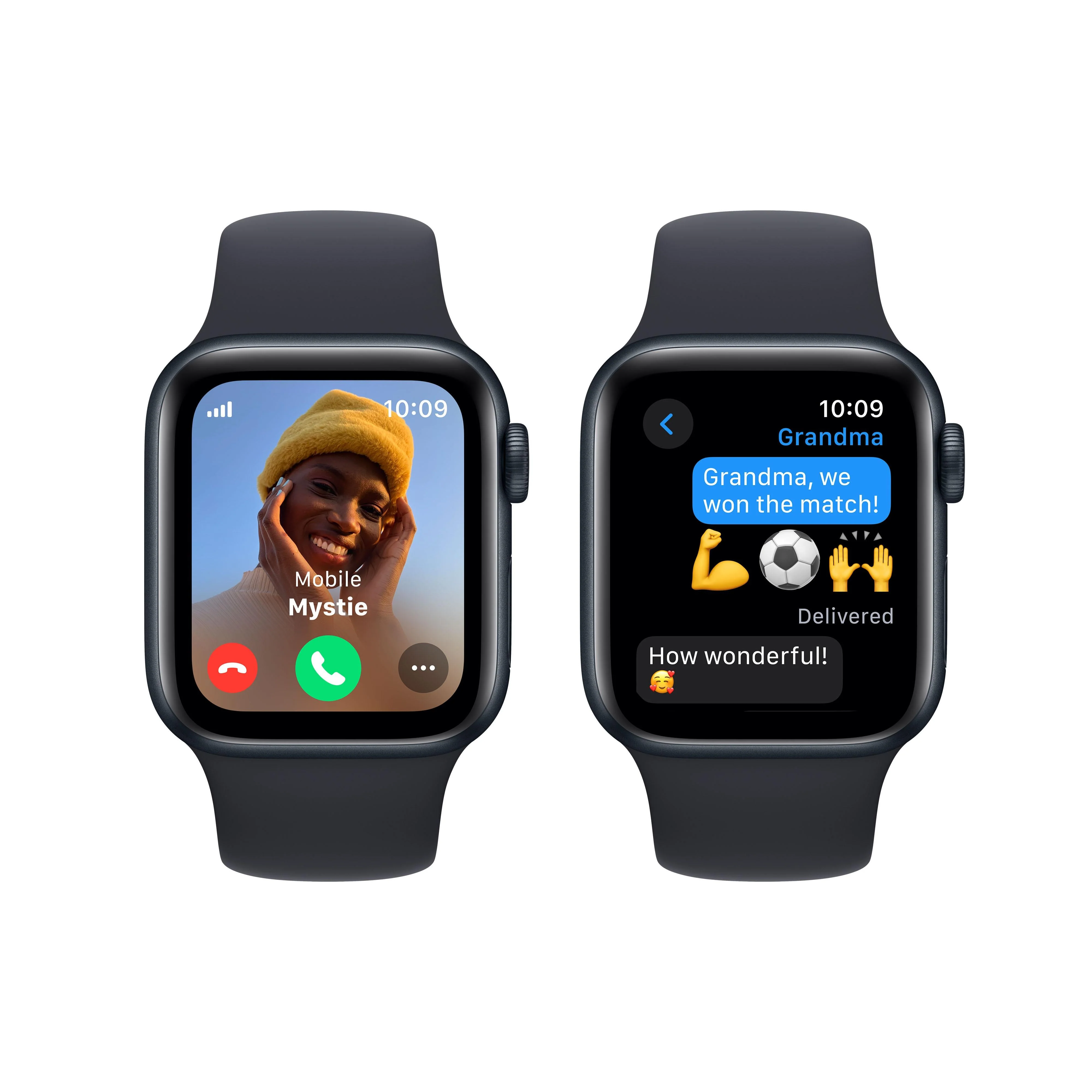 Apple Watch SE GPS + Cellular 40mm Midnight Aluminium Case with Midnight Sport Band - M/L - Image 4