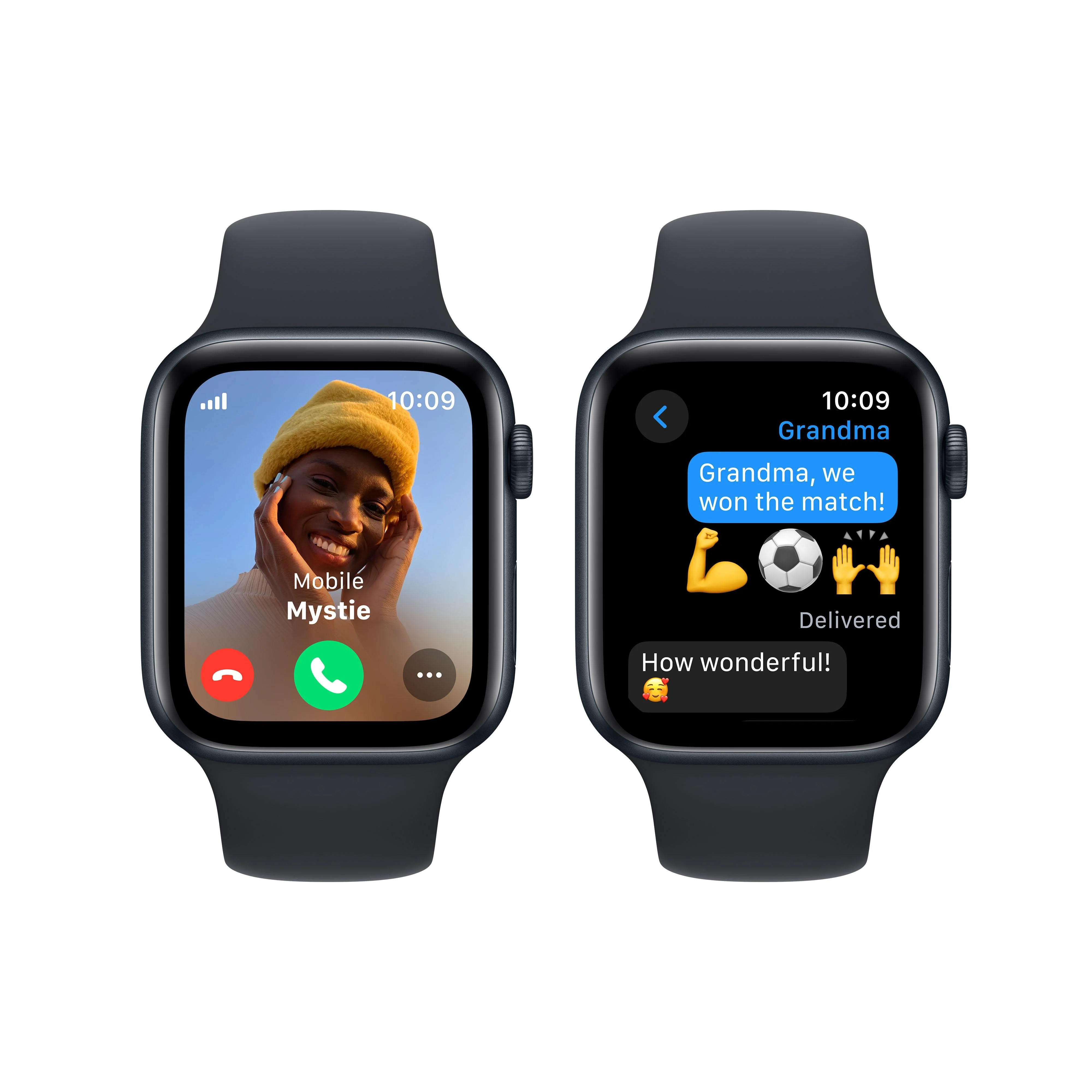 Apple Watch SE GPS + Cellular 44mm Midnight Aluminium Case with Midnight Sport Band - M/L - Image 4