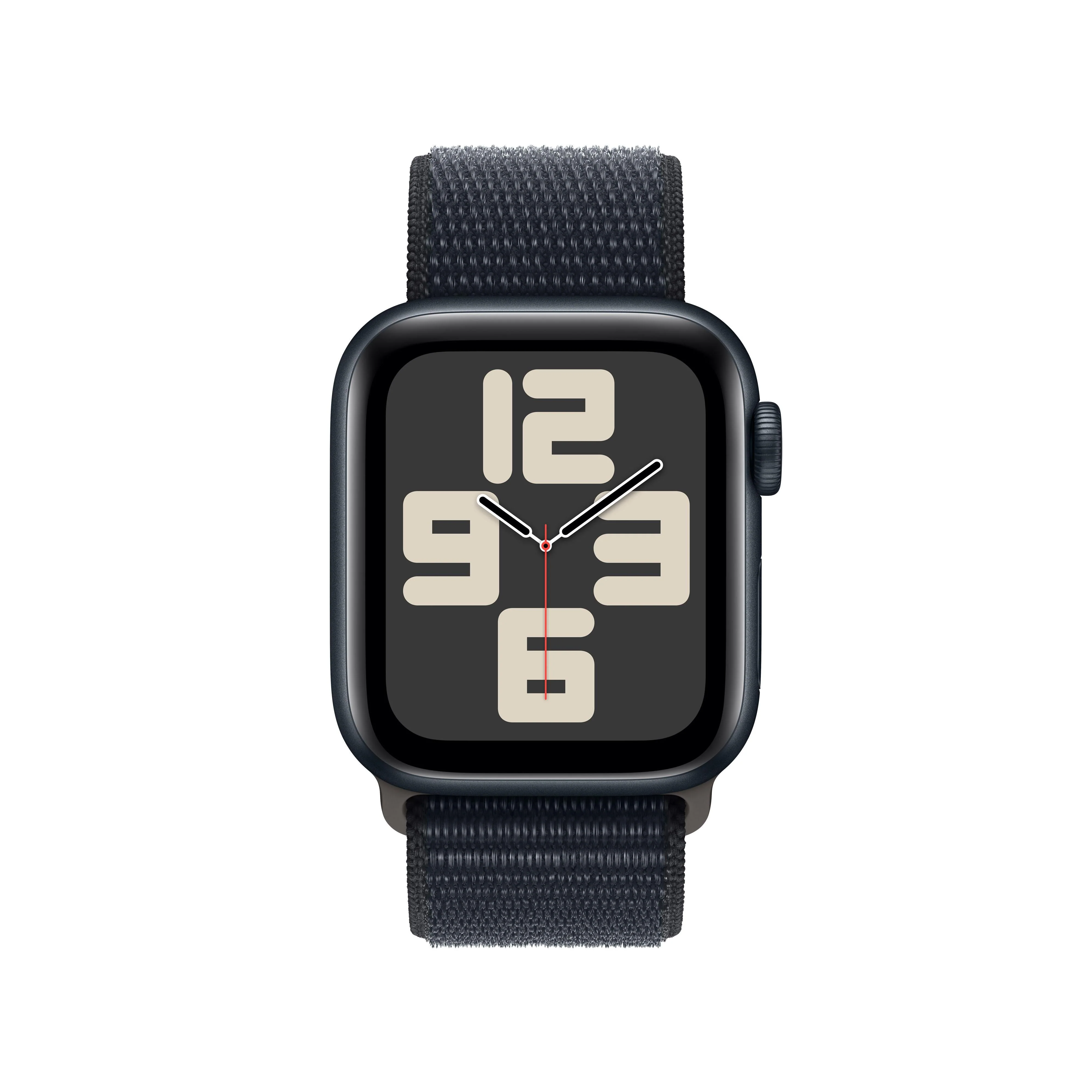 Apple Watch SE GPS 40mm Midnight Aluminium Case with Midnight Sport Loop - Image 2