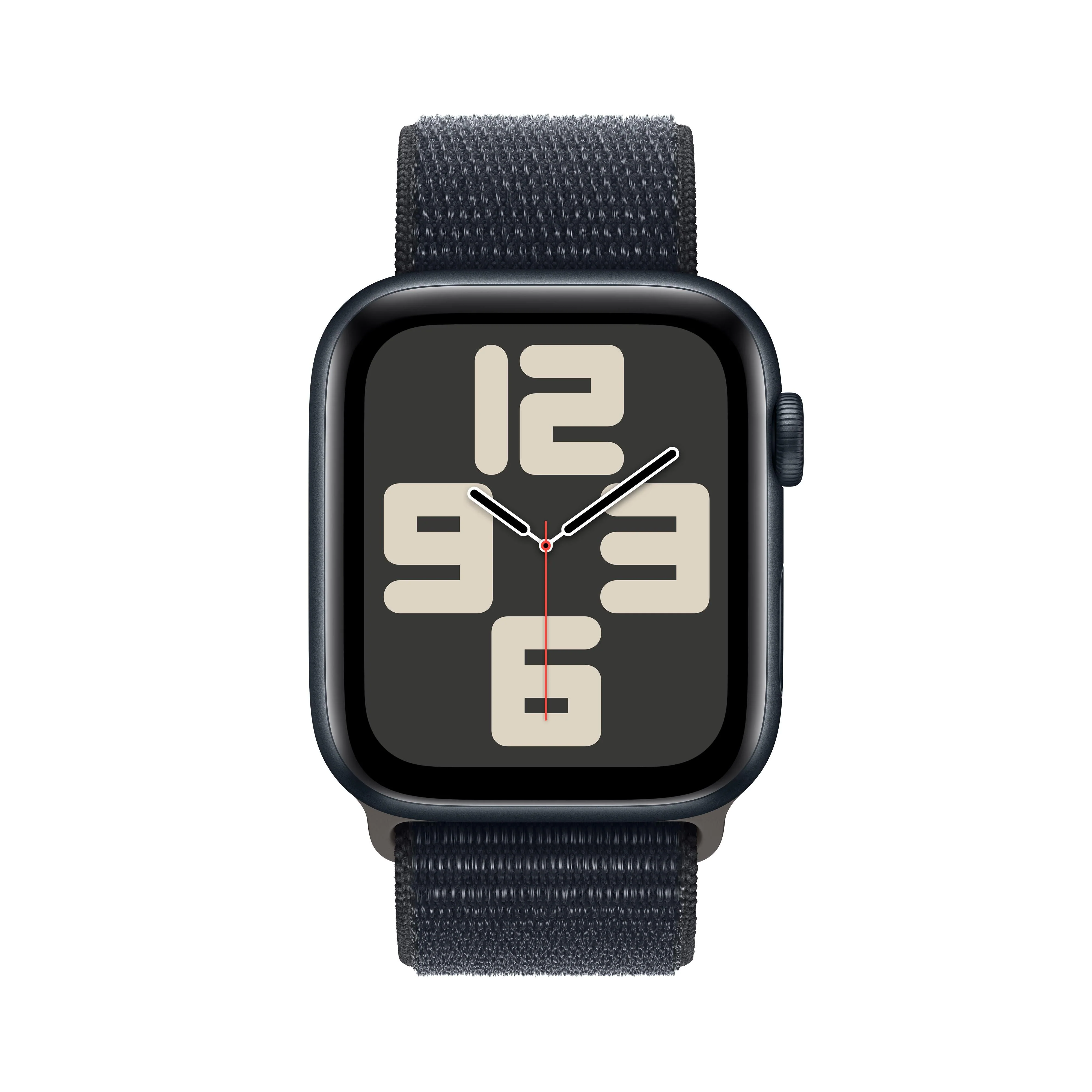Apple Watch SE GPS + Cellular 44mm Midnight Aluminium Case with Midnight Sport Loop - Image 2