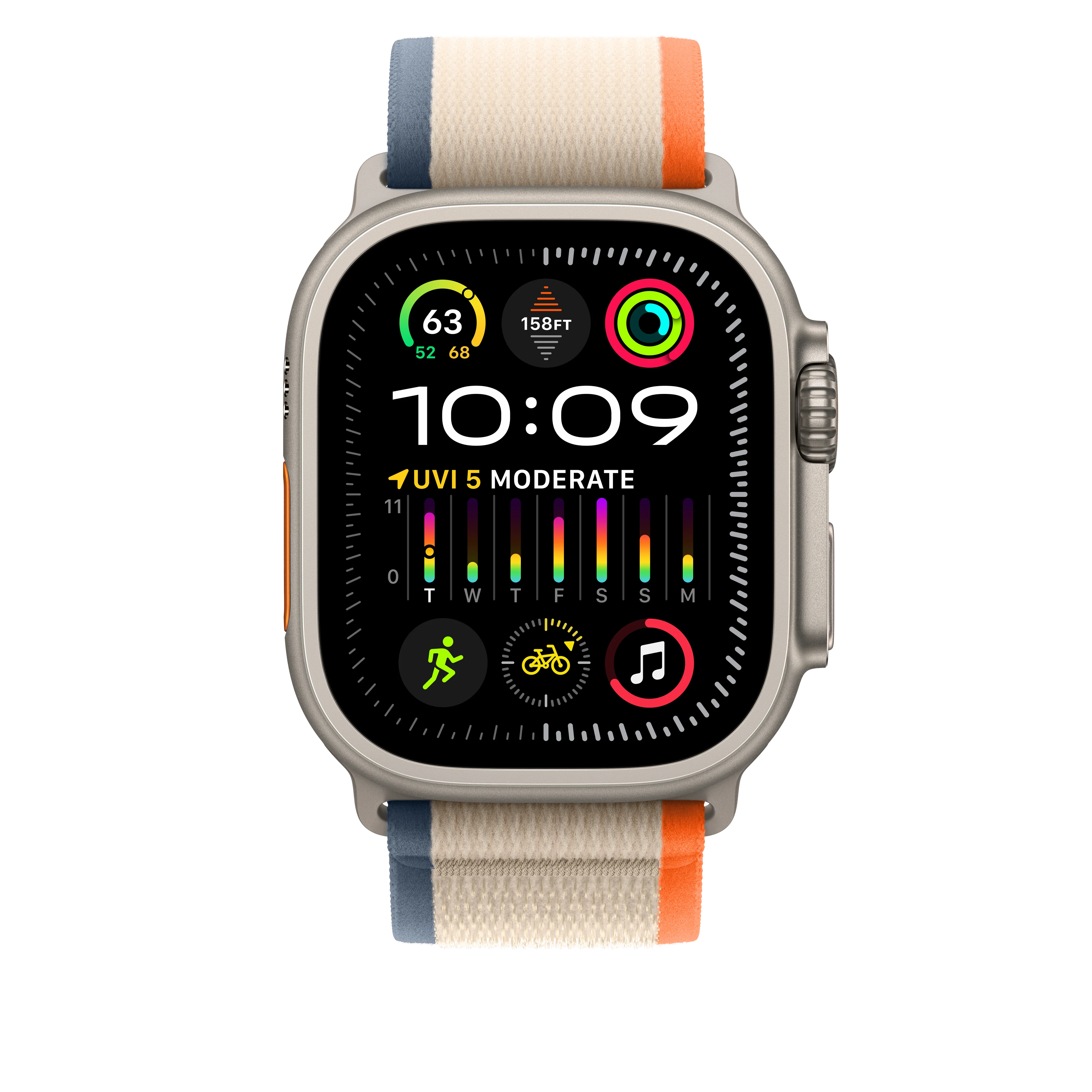 49mm Orange/Beige Trail Loop - S/M - Image 3