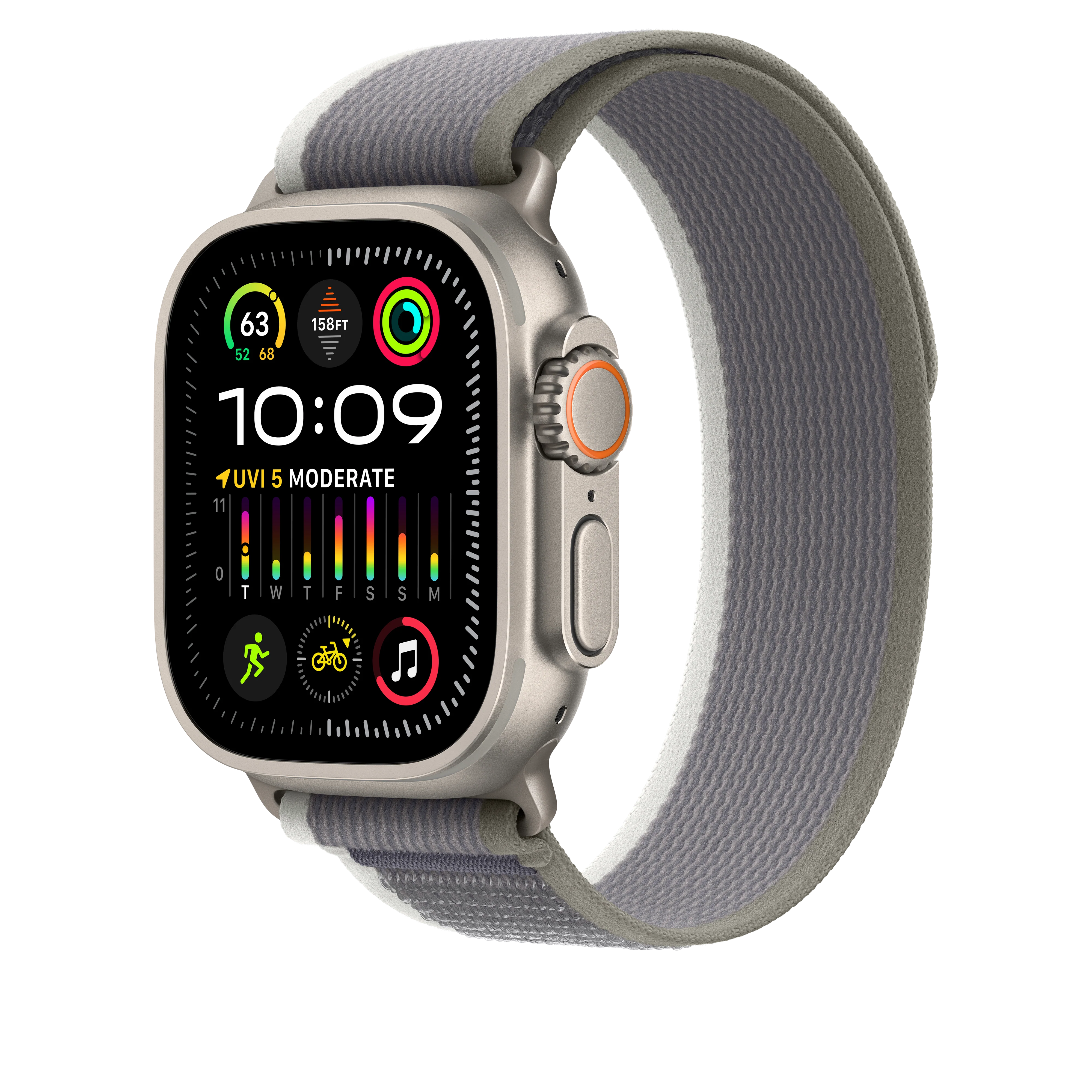 49mm Green/Grey Trail Loop - M/L - Image 2
