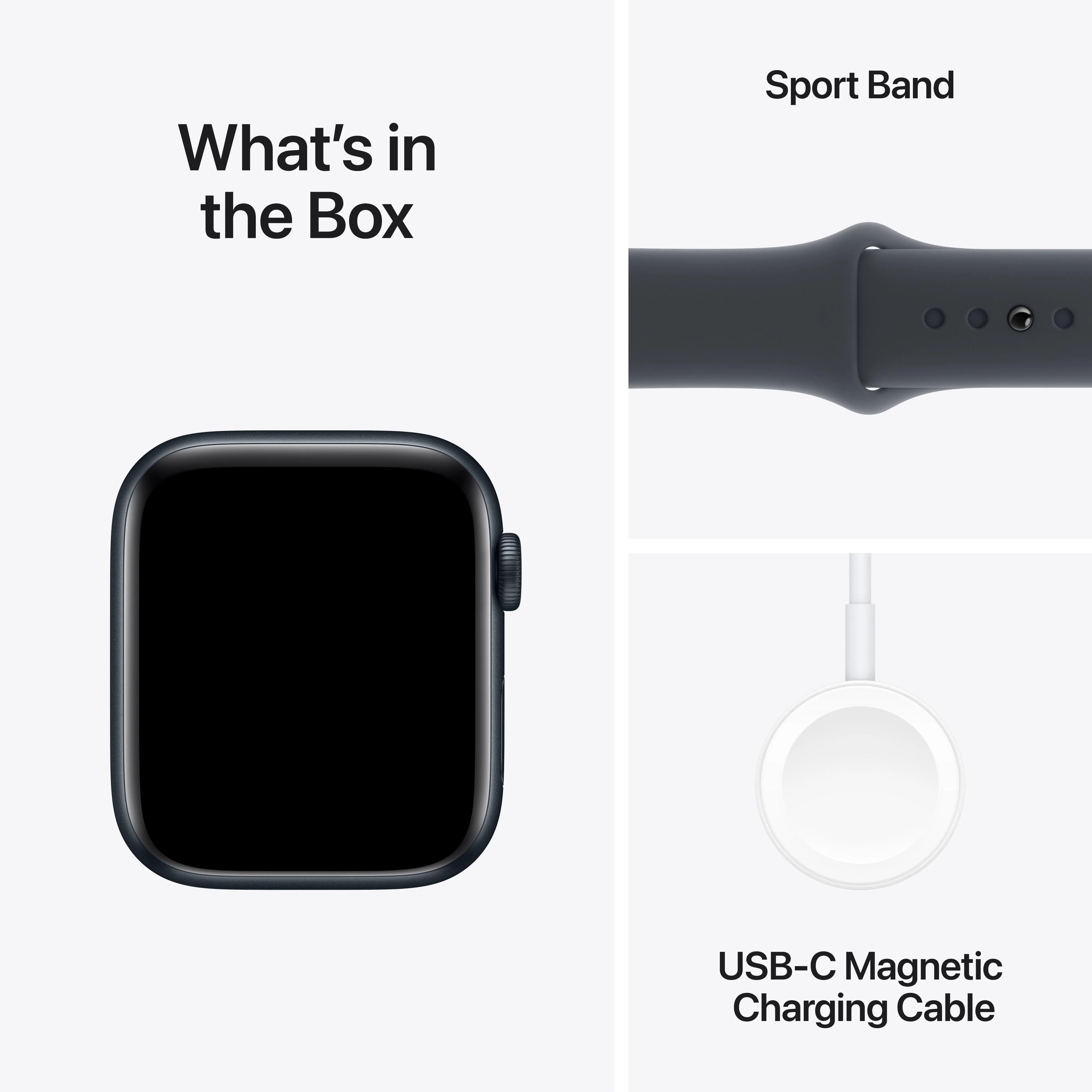 Apple Watch SE GPS + Cellular 44mm Midnight Aluminium Case with Midnight Sport Band - S/M - Image 7