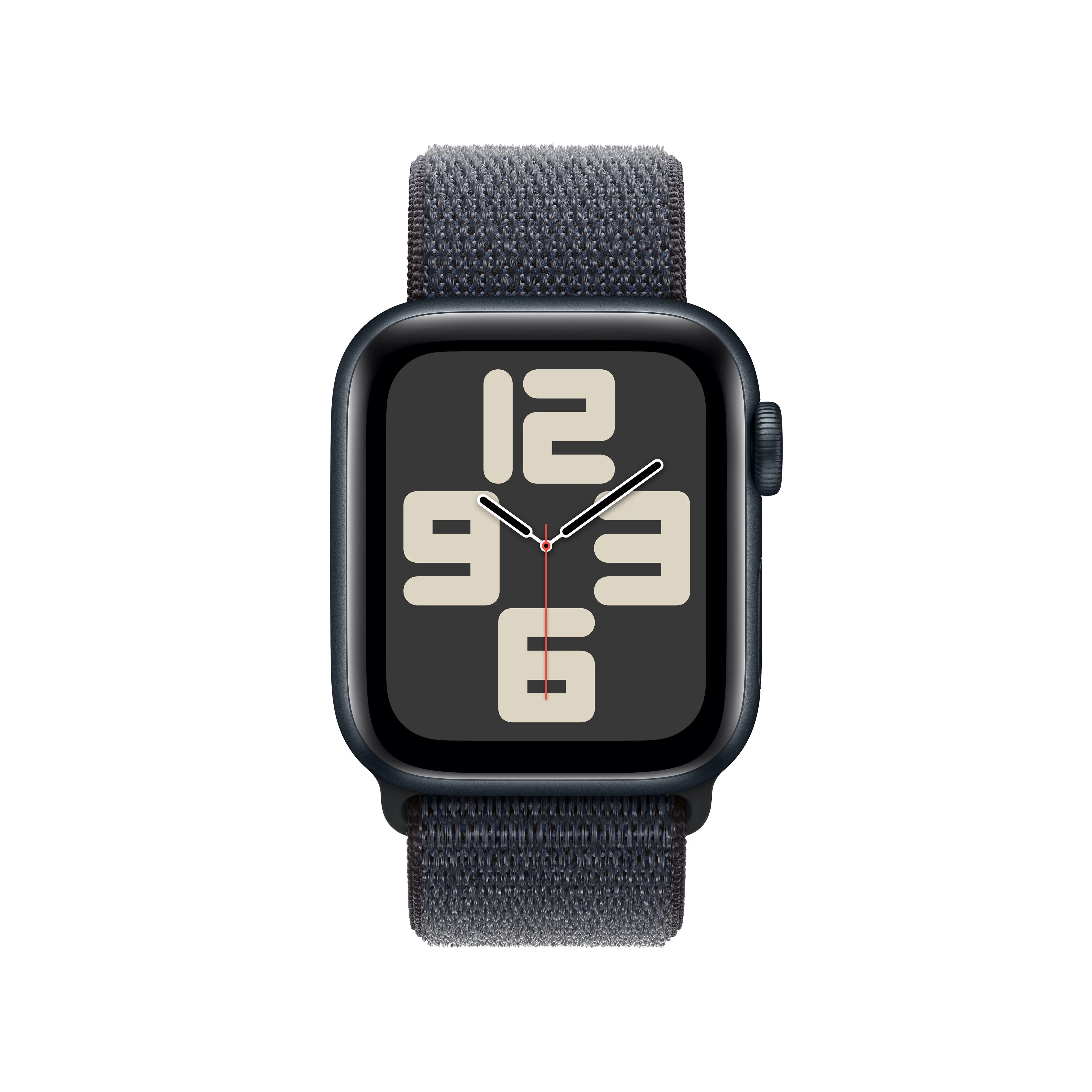 Apple Watch SE GPS 40mm Midnight Aluminium Case with Ink Sport Loop - Image 2