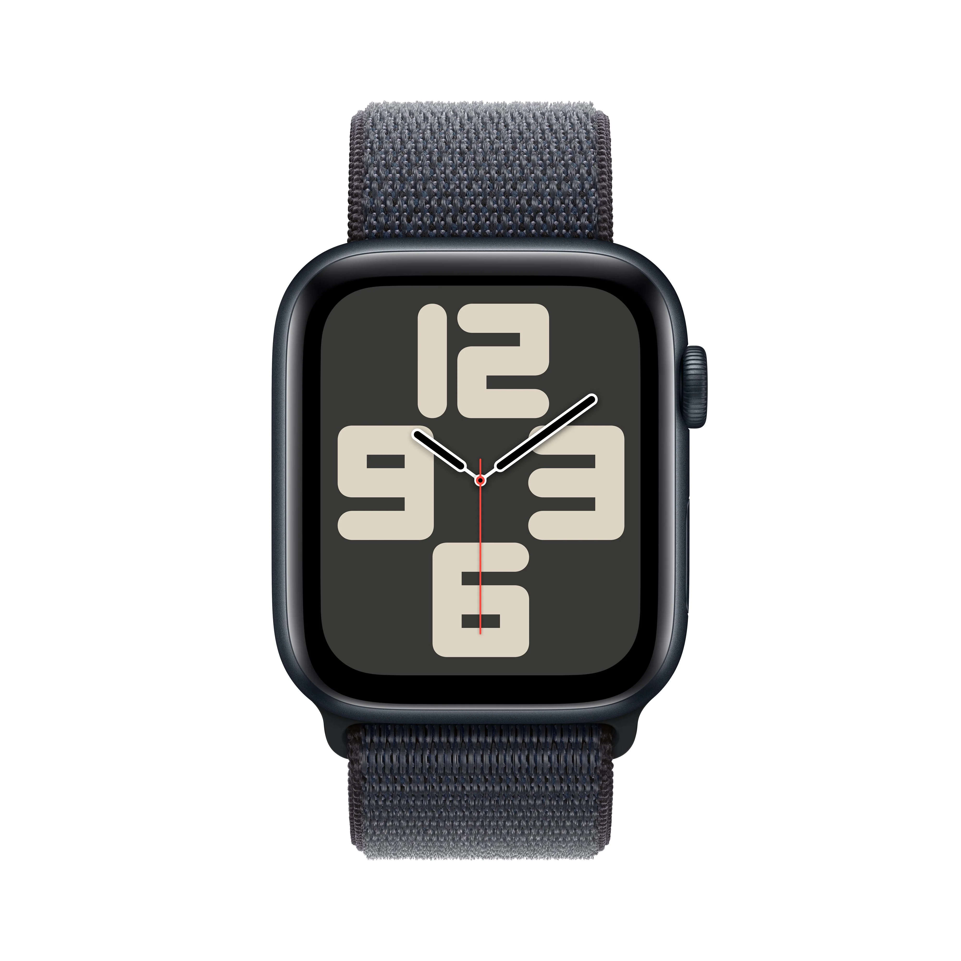 Apple Watch SE GPS 44mm Midnight Aluminium Case with Ink Sport Loop - Image 2